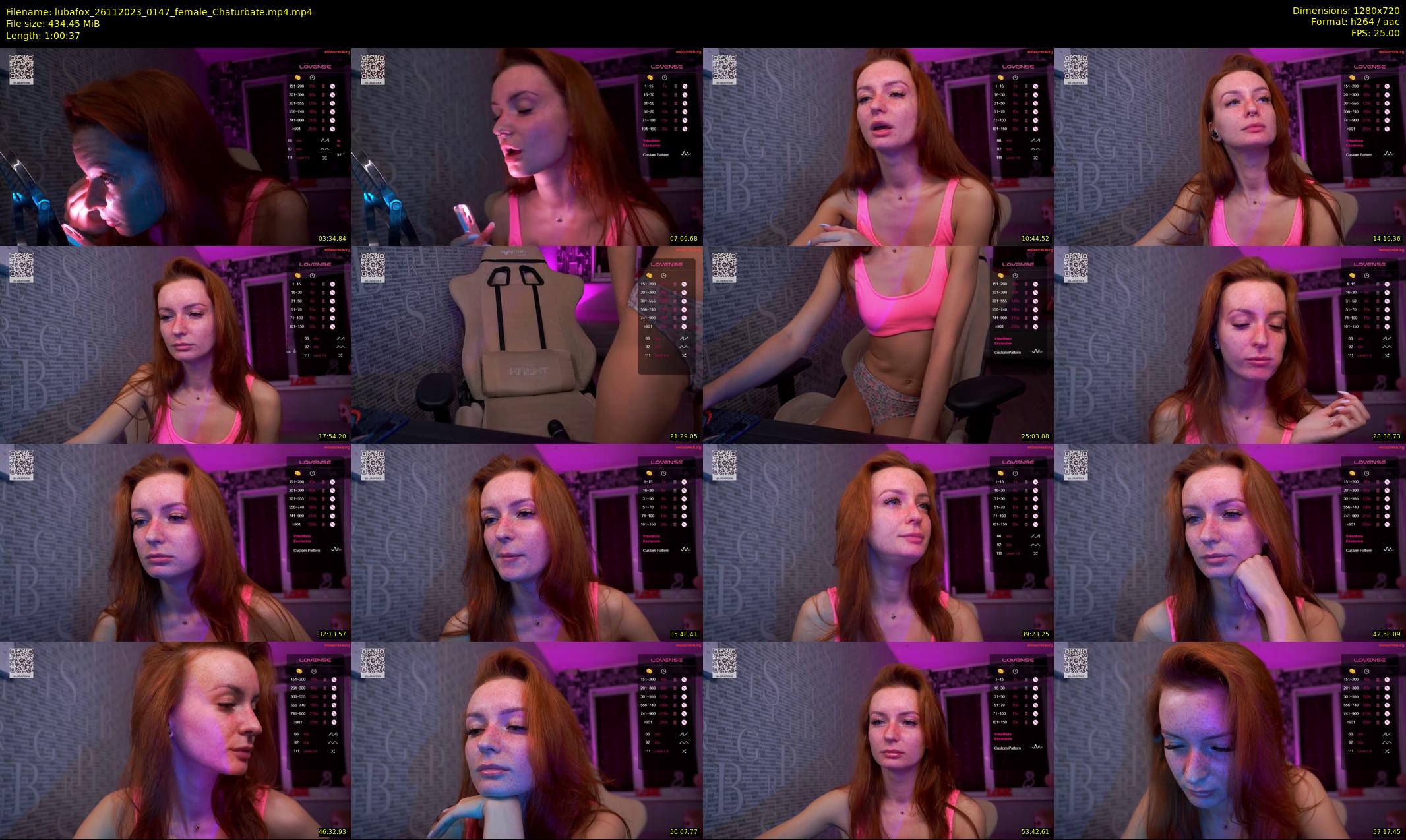 lubafox — 61 minute Chaturbate female cam show recording, 720p, Nov 26, 2023
