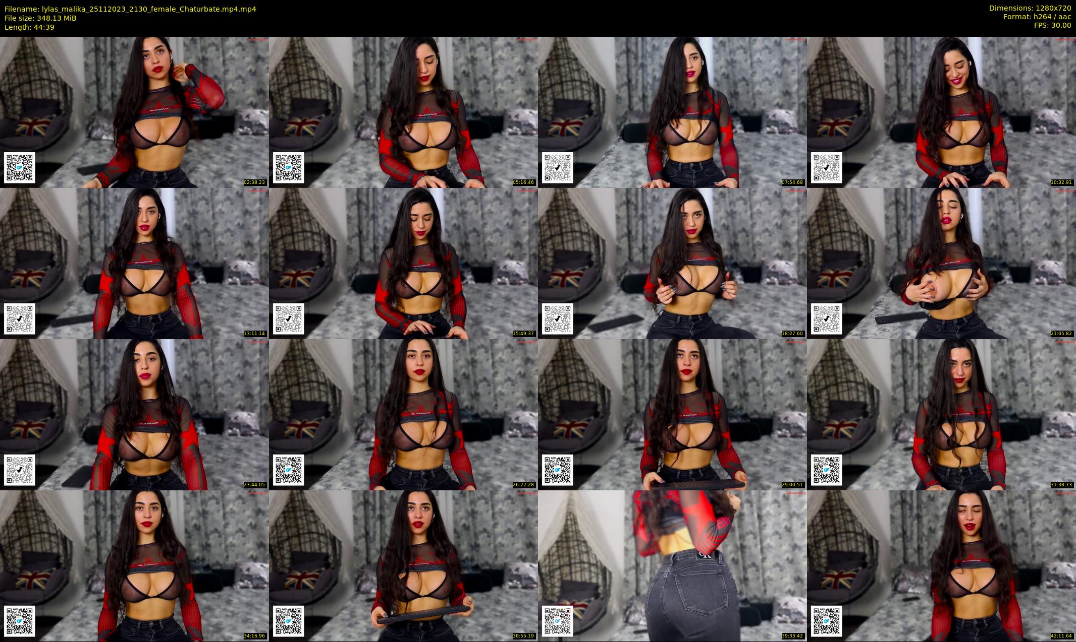 lylas_malika — 45 minute Chaturbate female cam show recording, 720p, Nov 25, 2023
