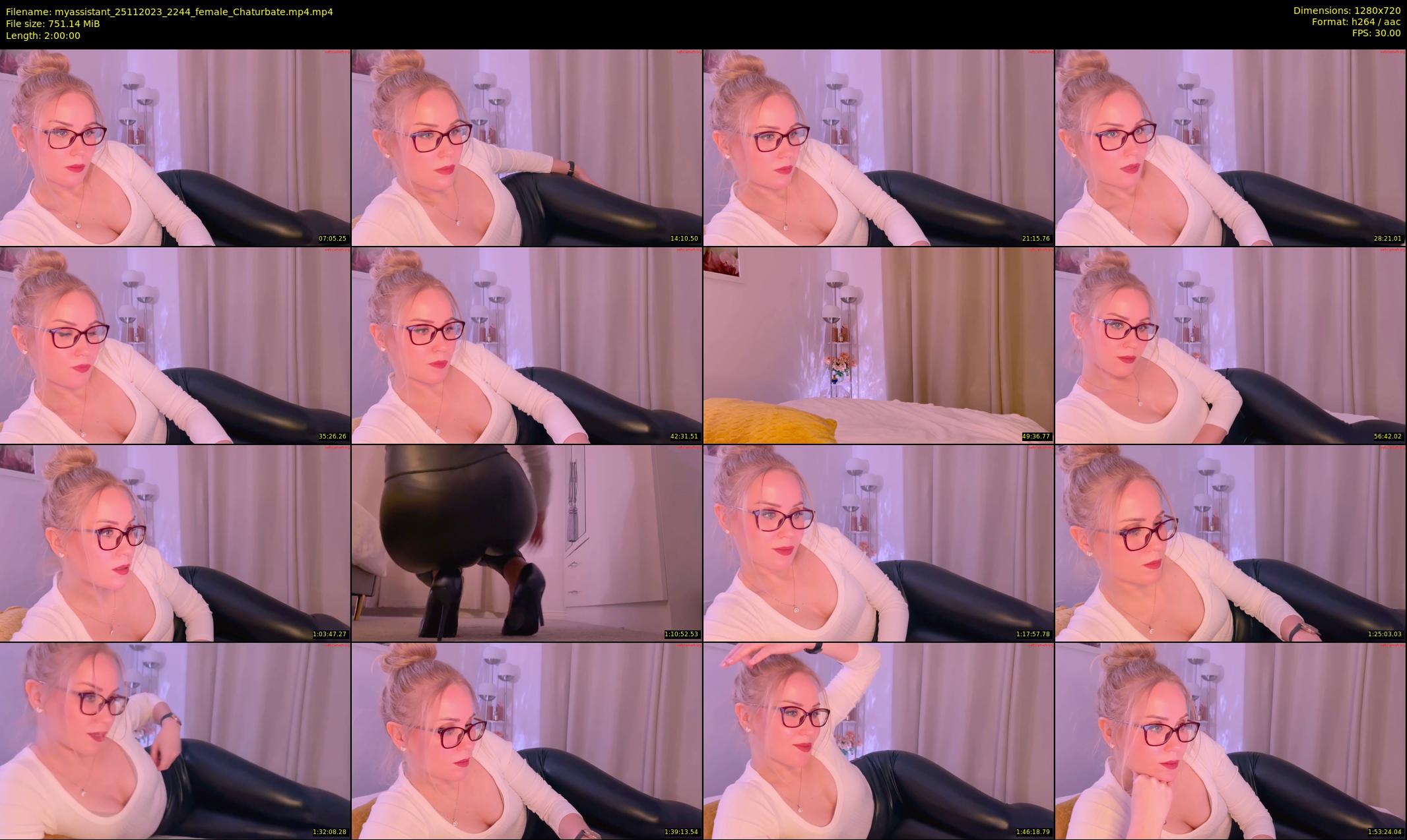 myassistant — 120 minute Chaturbate female cam show recording, 720p, Nov 25, 2023
