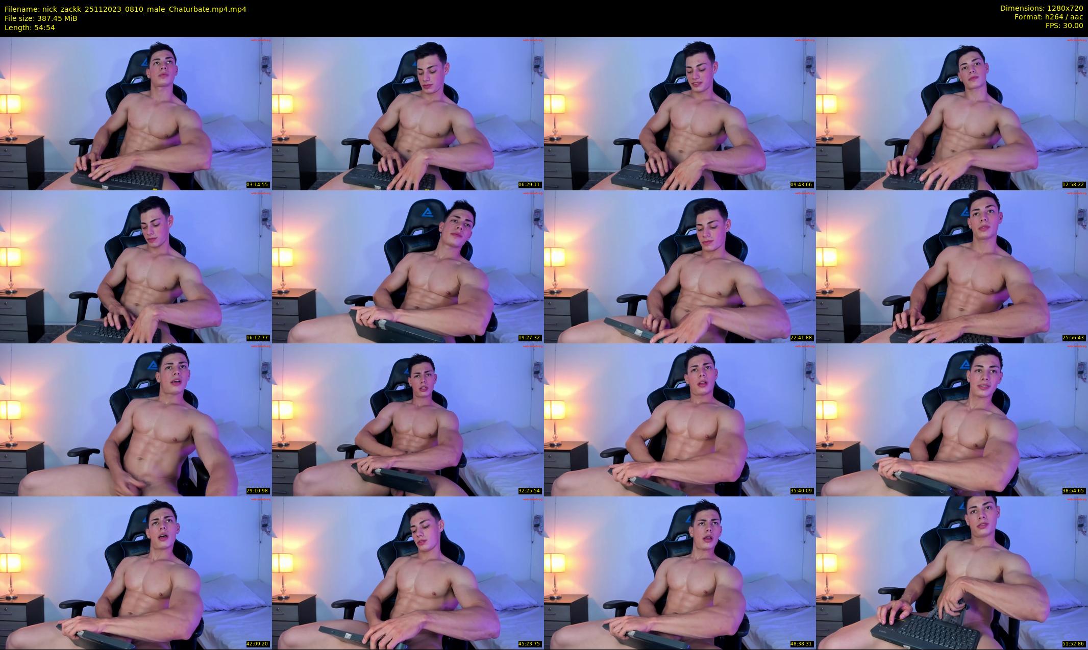 nick_zackk — 55 minute Chaturbate male cam show recording, 720p, Nov 25, 2023