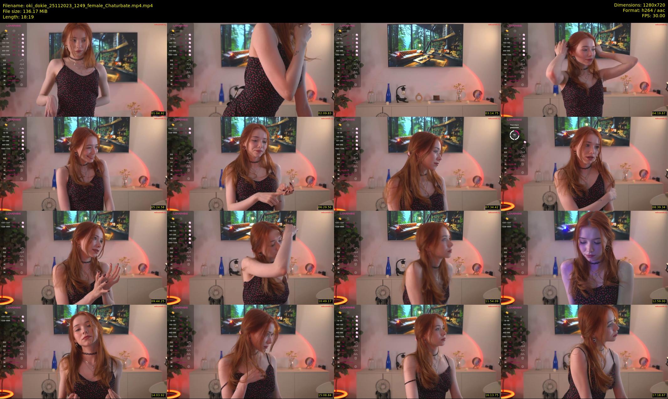 oki_dokie — 19 minute Chaturbate female cam show recording, 720p, Nov 25, 2023