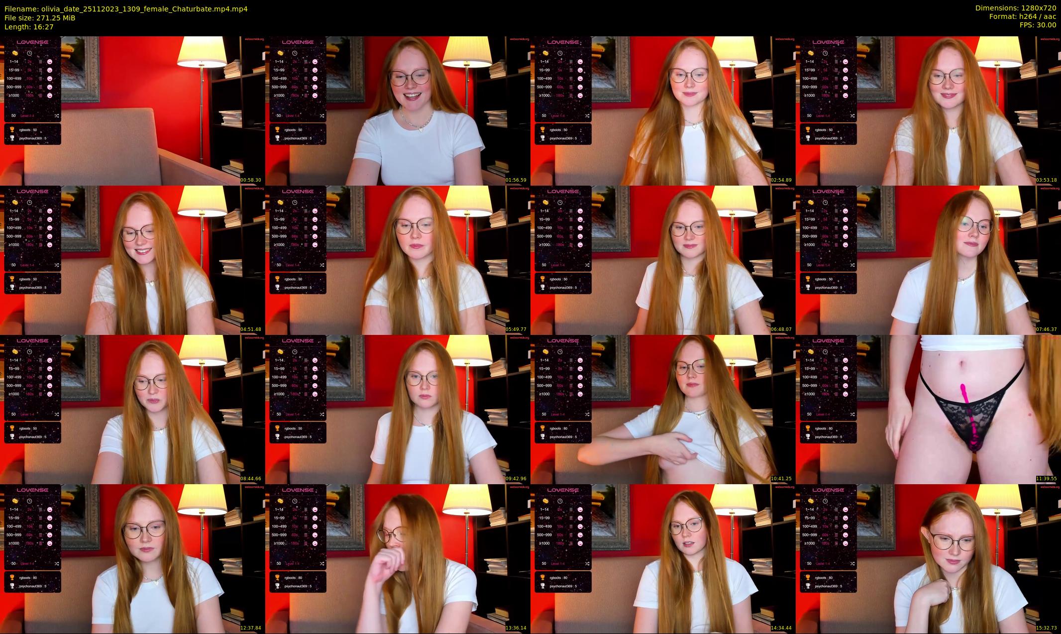 olivia_date — 17 minute Chaturbate female cam show recording, 720p, Nov 25, 2023