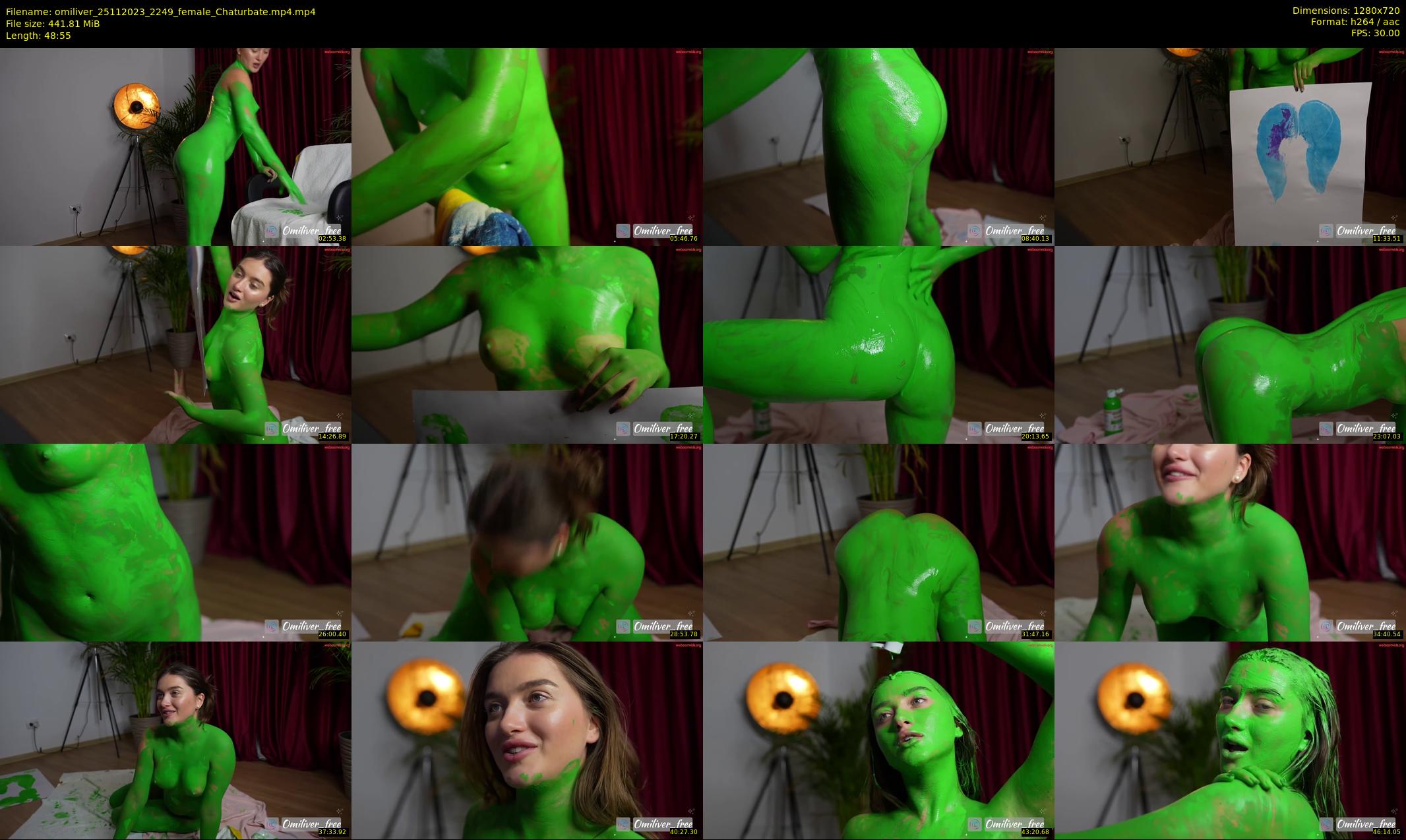 omiliver — 49 minute Chaturbate female cam show recording, 720p, Nov 25, 2023