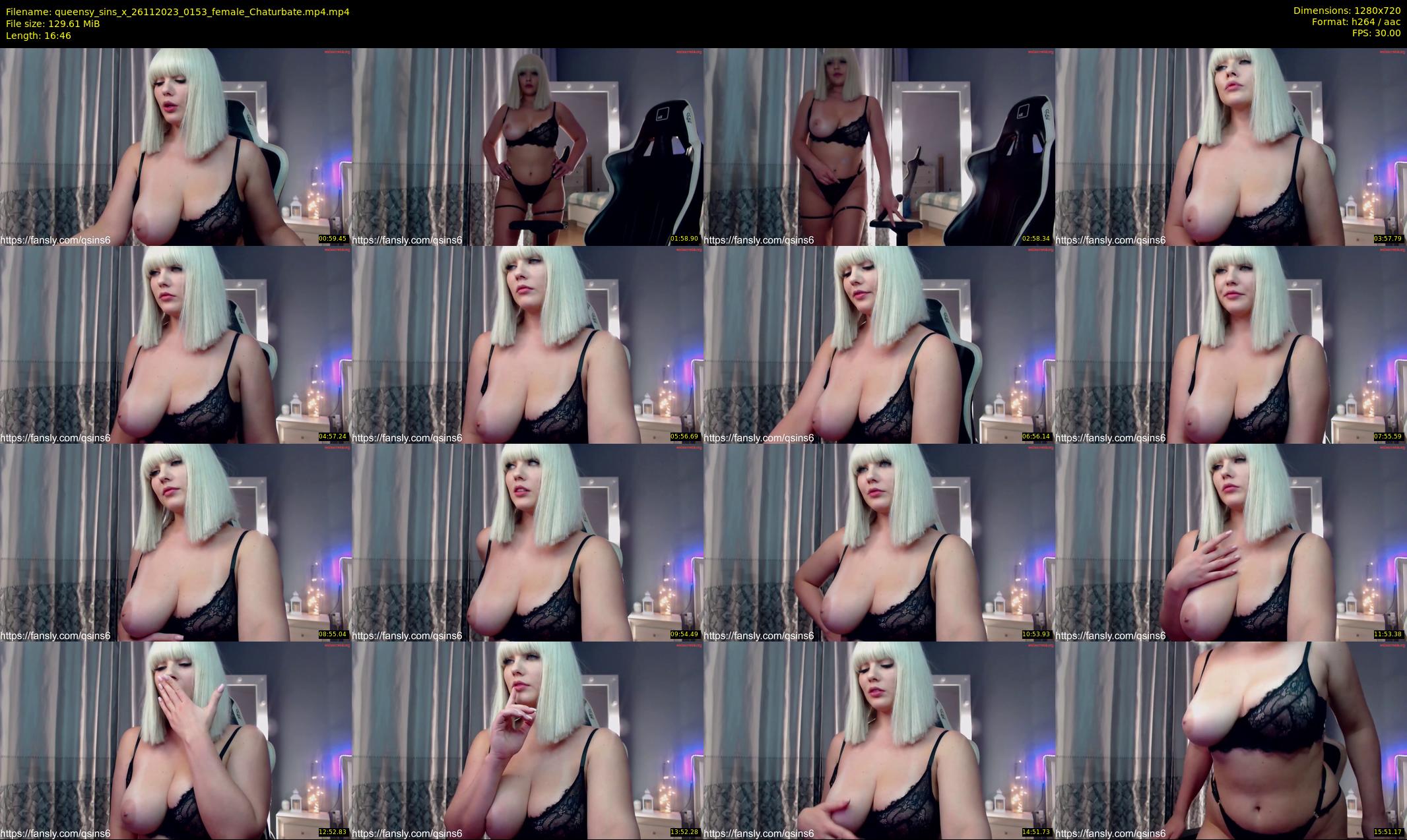 queensy_sins_x — 17 minute Chaturbate female cam show recording, 720p, Nov 26, 2023