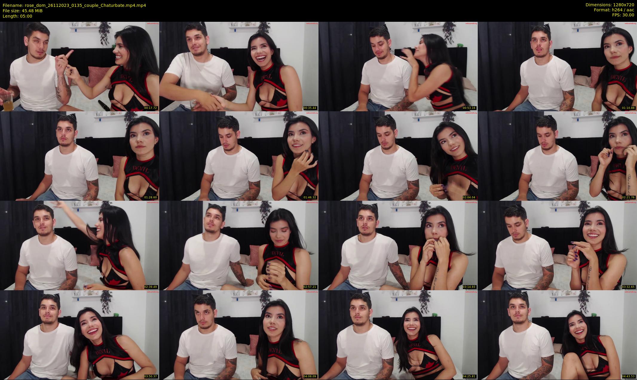 rose_dom — 5 minute Chaturbate couple cam show recording, 720p, Nov 26, 2023