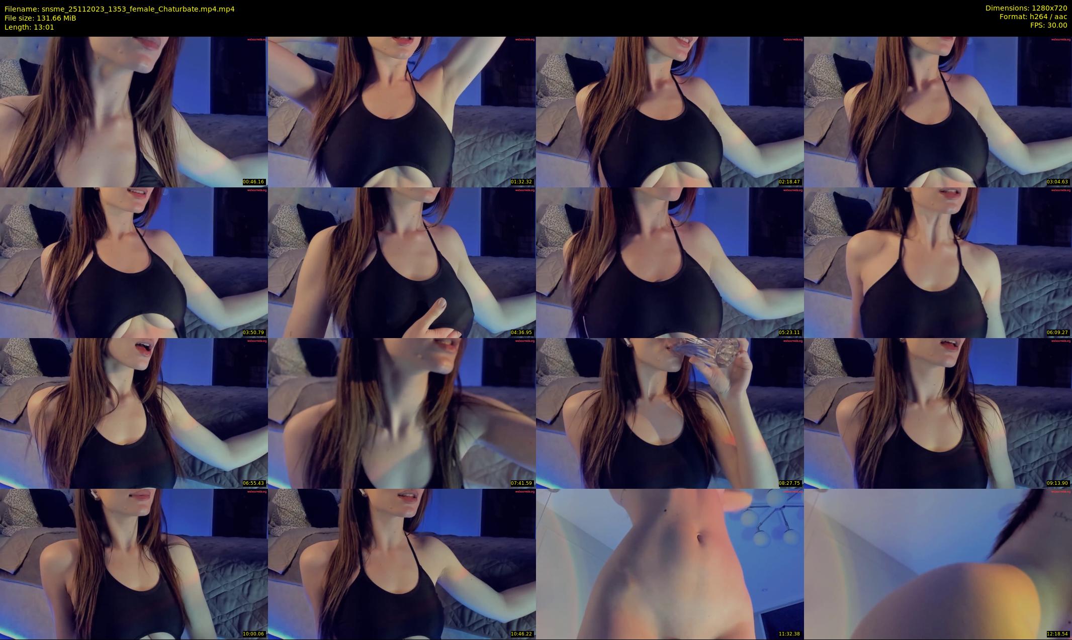 snsme — 14 minute Chaturbate female cam show recording, 720p, Nov 25, 2023