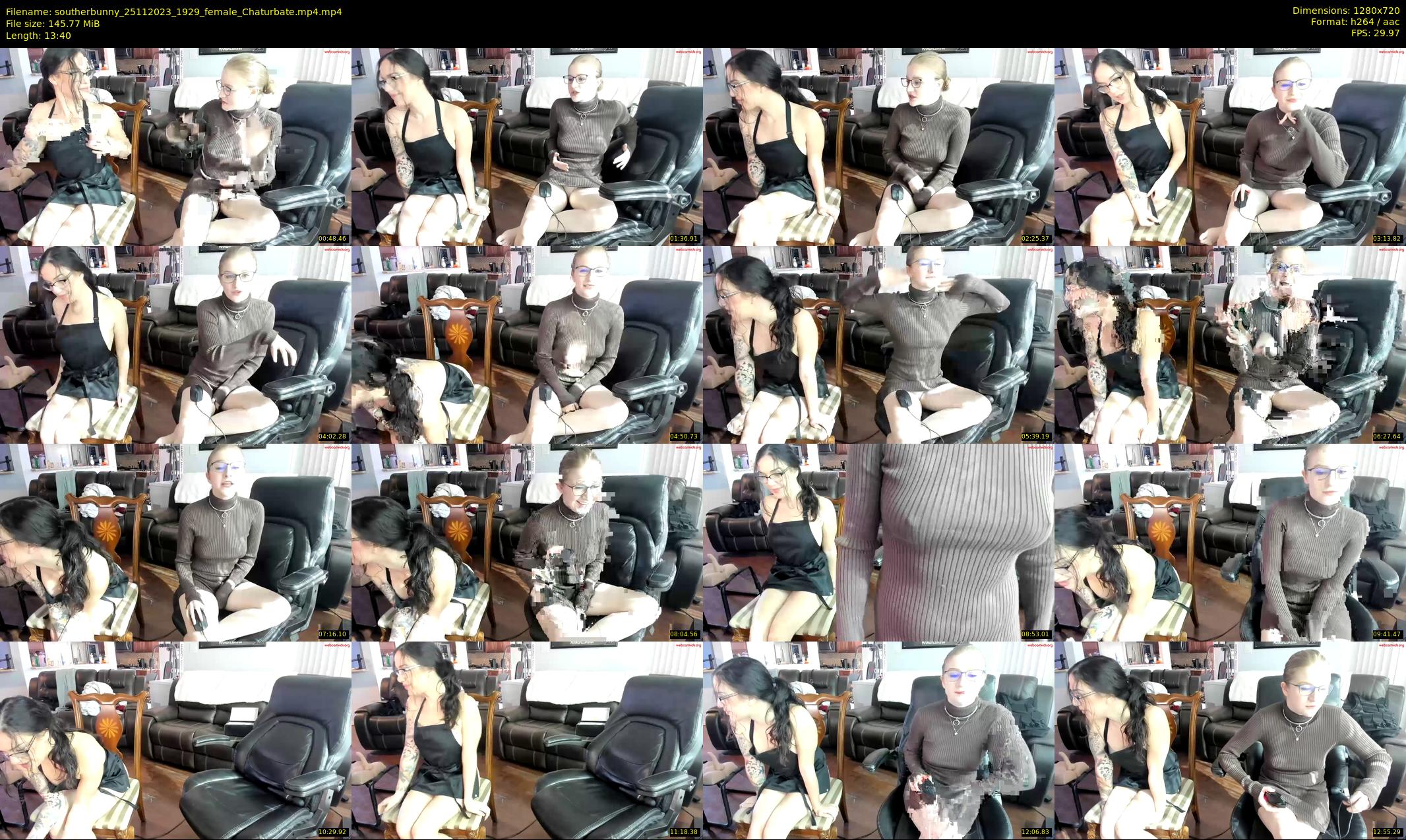 southerbunny — 14 minute Chaturbate female cam show recording, 720p, Nov 25, 2023