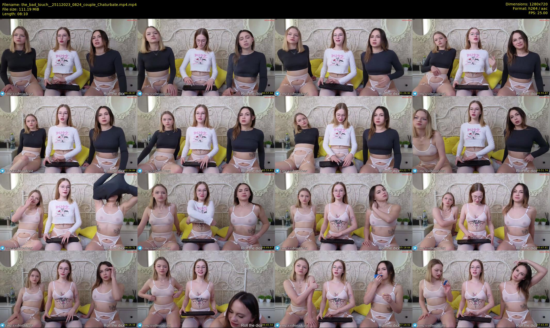 the_bad_touch_ — 9 minute Chaturbate couple cam show recording, 720p, Nov 25, 2023