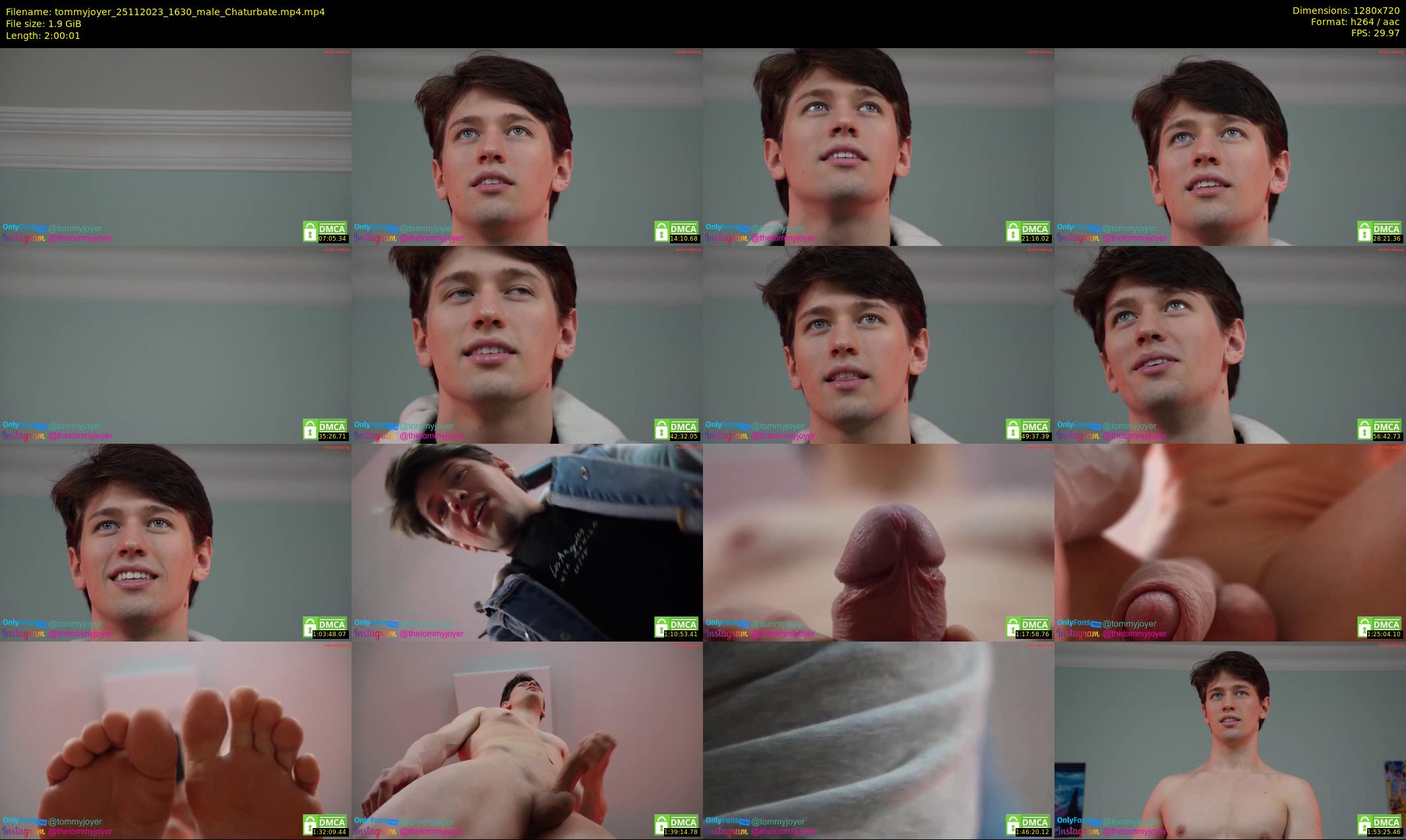 tommyjoyer — 121 minute Chaturbate male cam show recording, 720p, Nov 25, 2023
