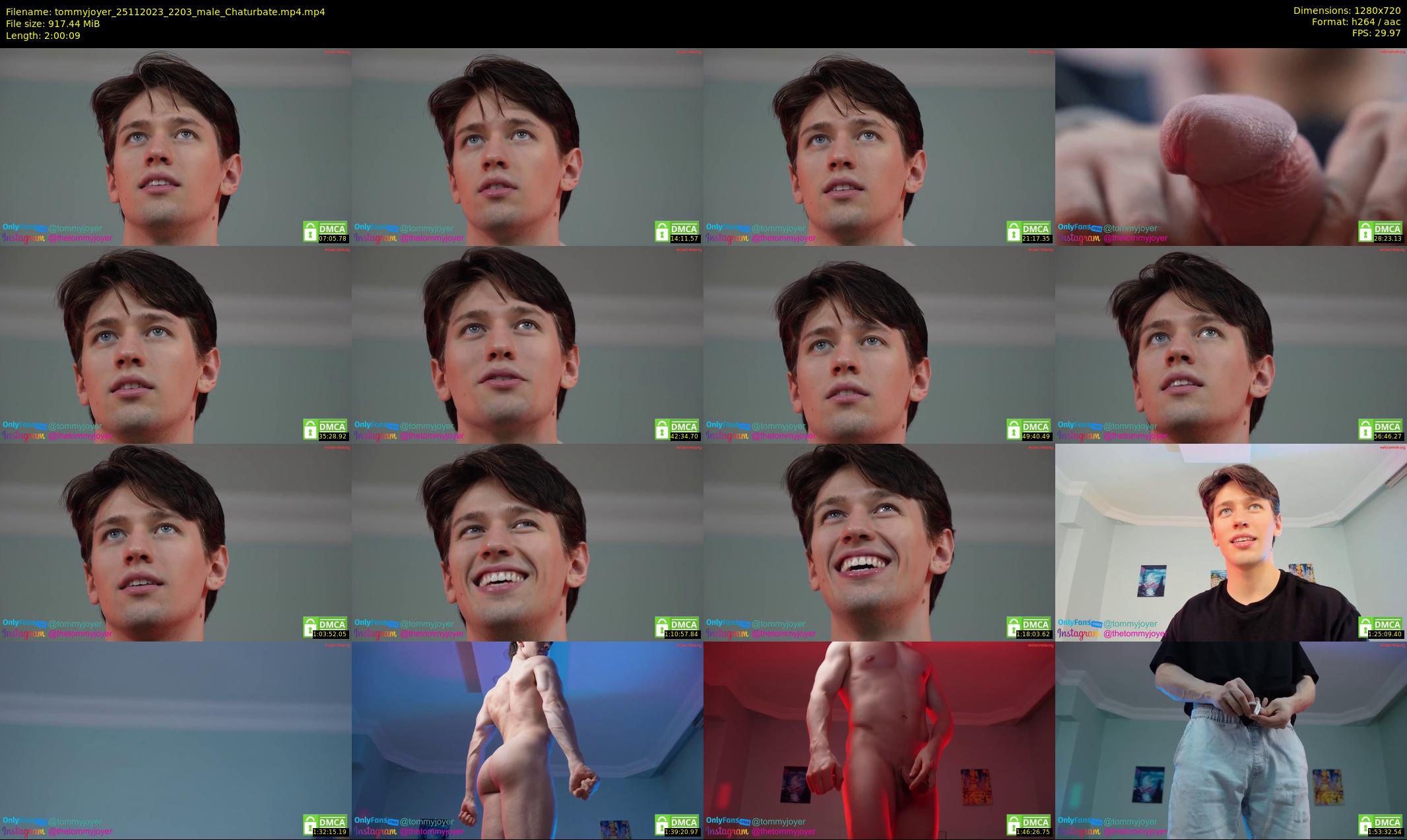 tommyjoyer — 121 minute Chaturbate male cam show recording, 720p, Nov 25, 2023