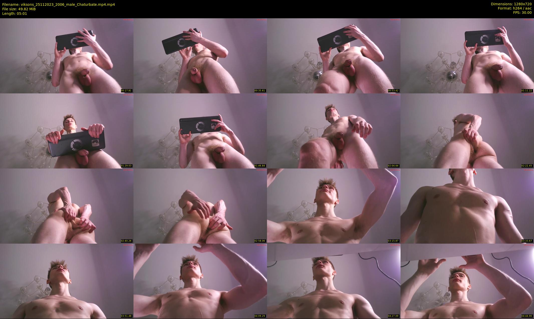 viksons — 6 minute Chaturbate male cam show recording, 720p, Nov 25, 2023