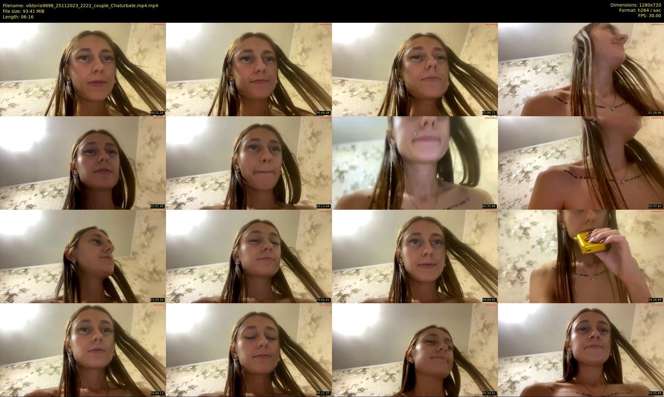 viktoria9898 — 7 minute Chaturbate couple cam show recording, 720p, Nov 25, 2023