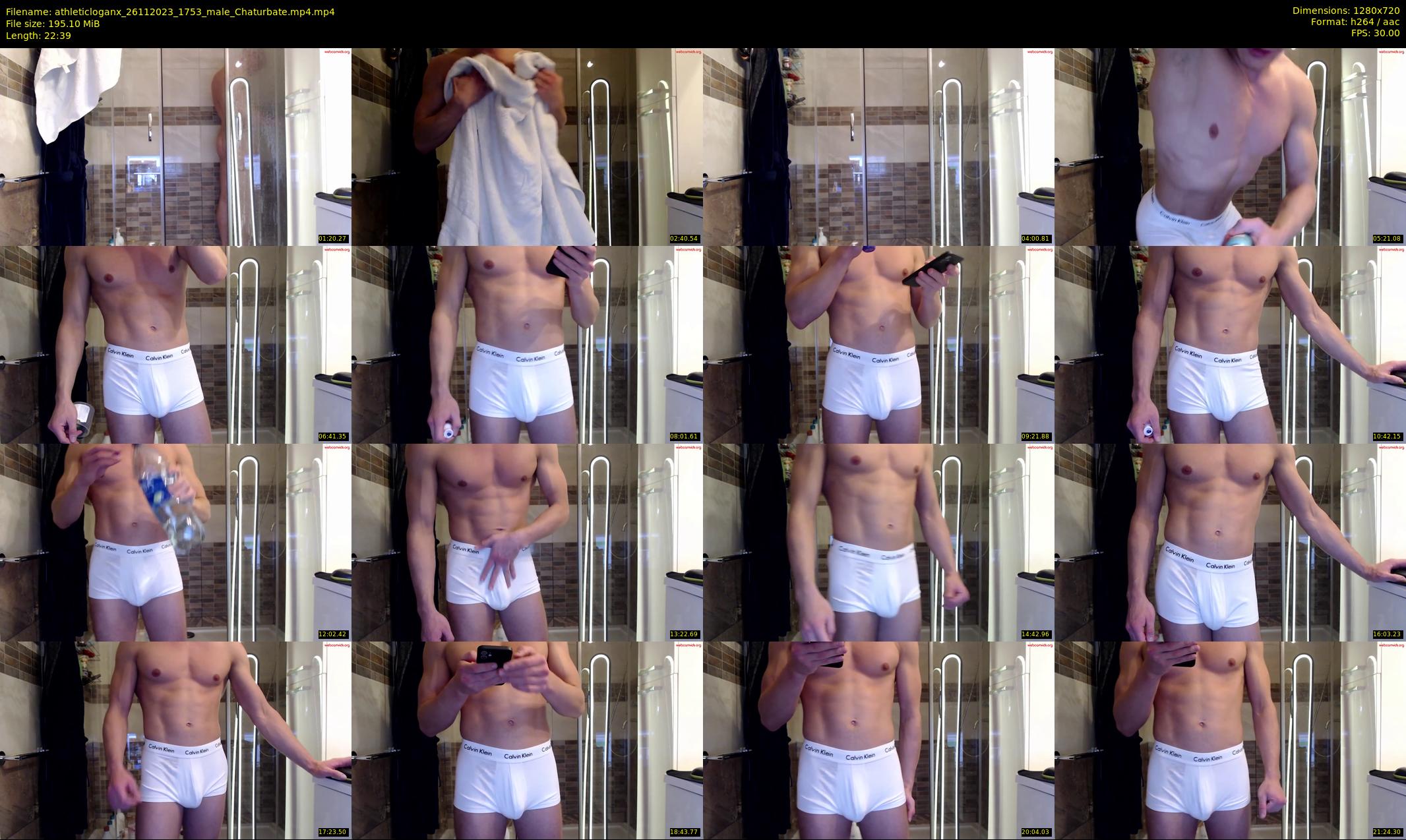 athleticloganx — 23 minute Chaturbate male cam show recording, 720p, Nov 26, 2023