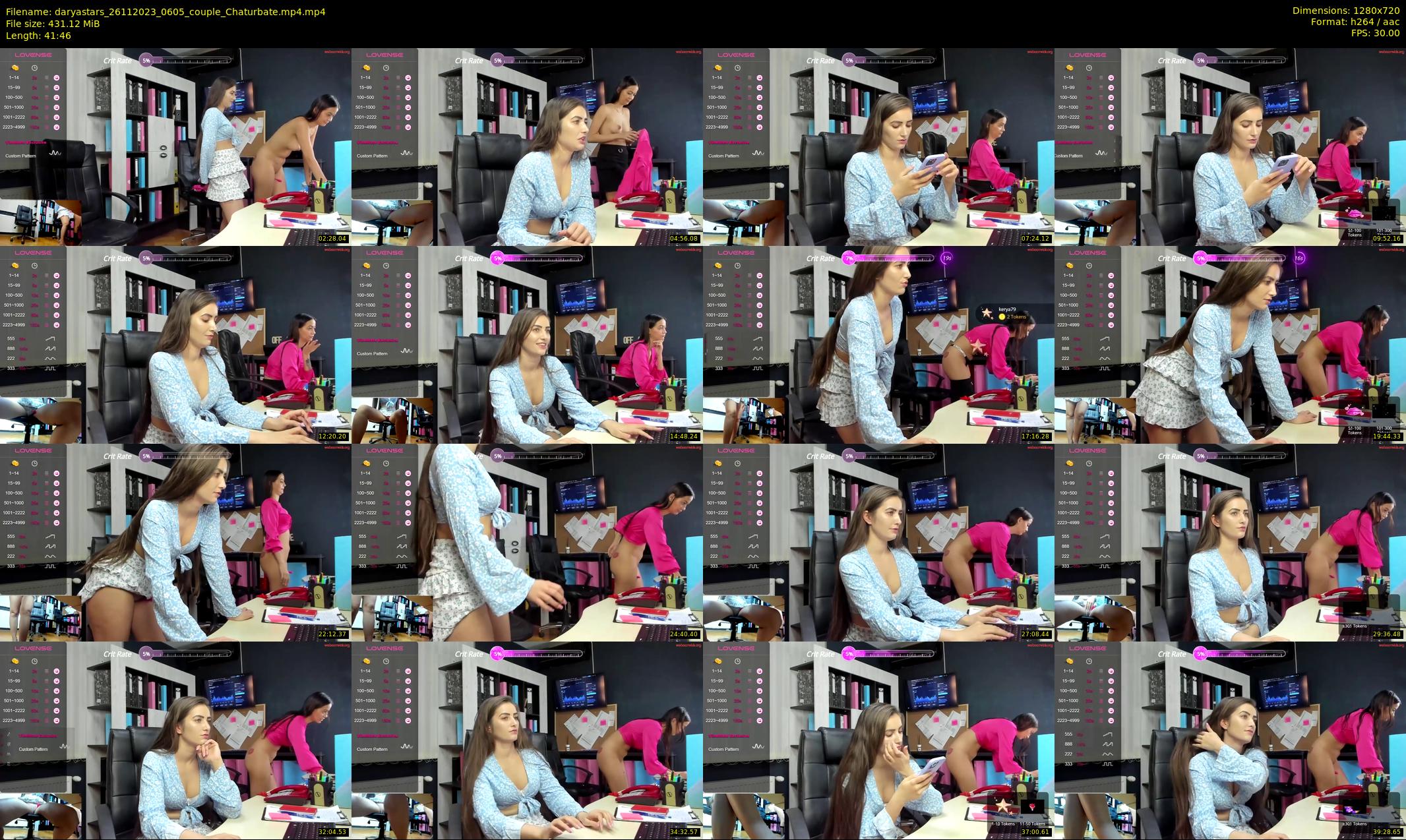 daryastars — 42 minute Chaturbate couple cam show recording, 720p, Nov 26, 2023