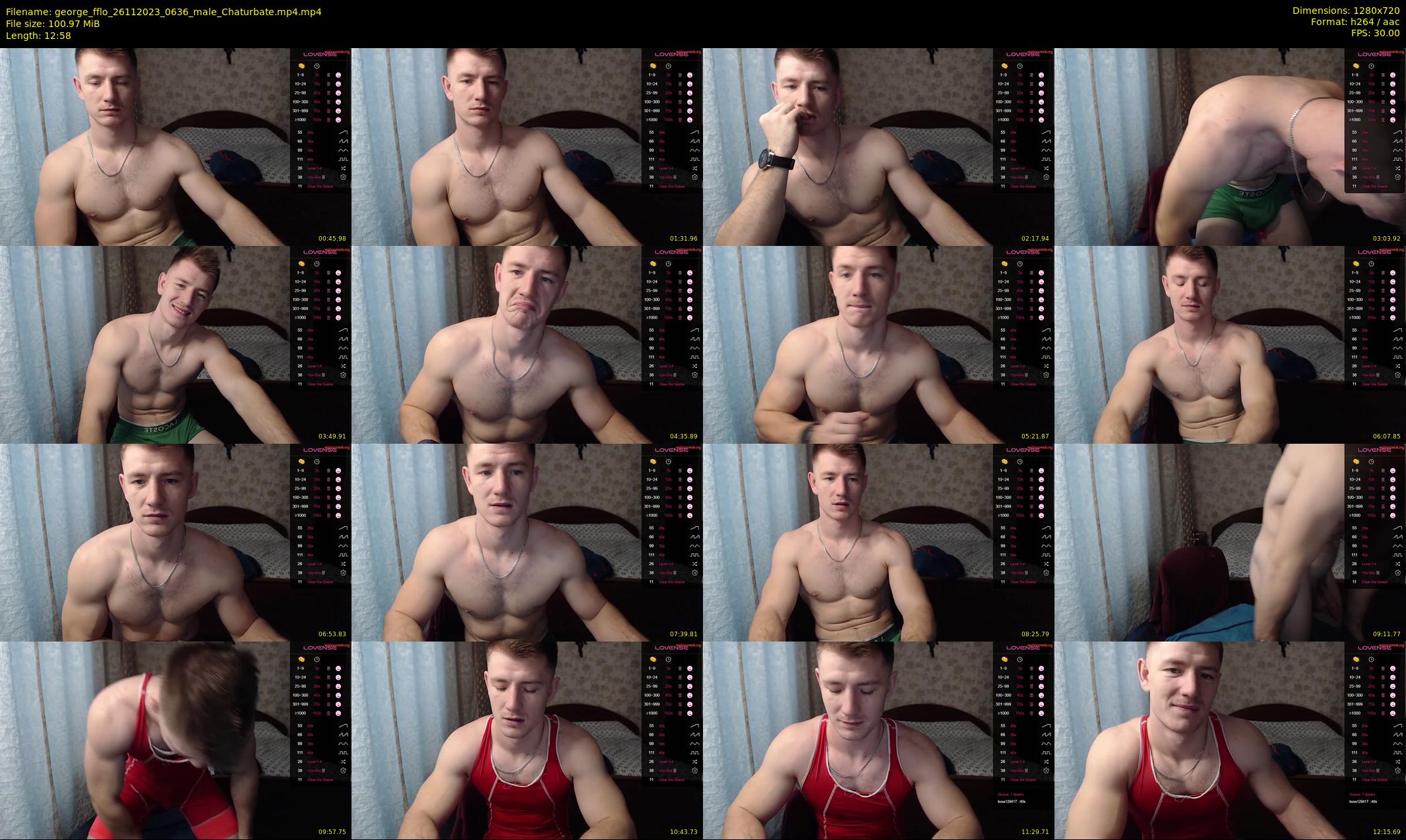 george_fflo — 13 minute Chaturbate male cam show recording, 720p, Nov 26, 2023