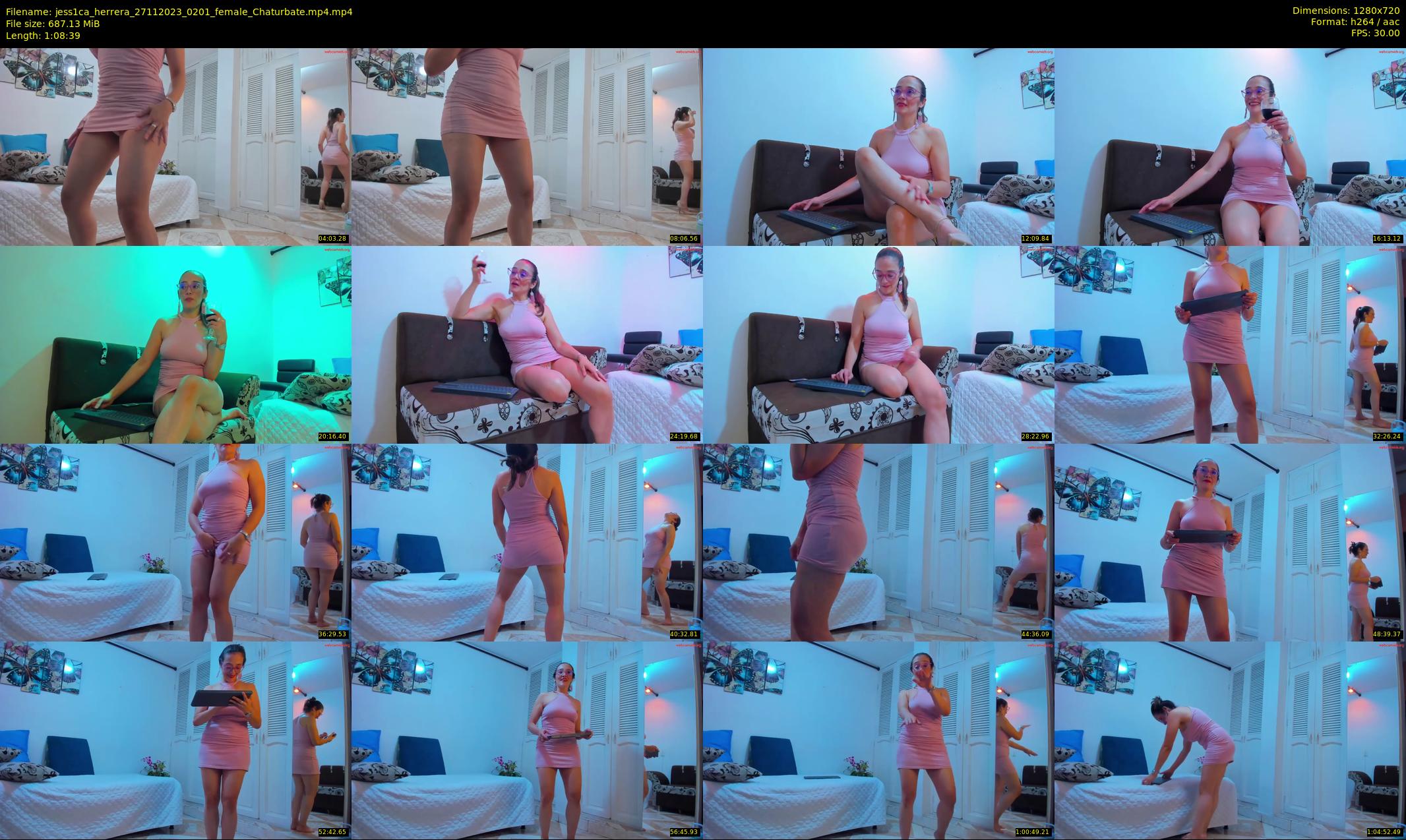 jess1ca_herrera — 69 minute Chaturbate female cam show recording, 720p, Nov 27, 2023