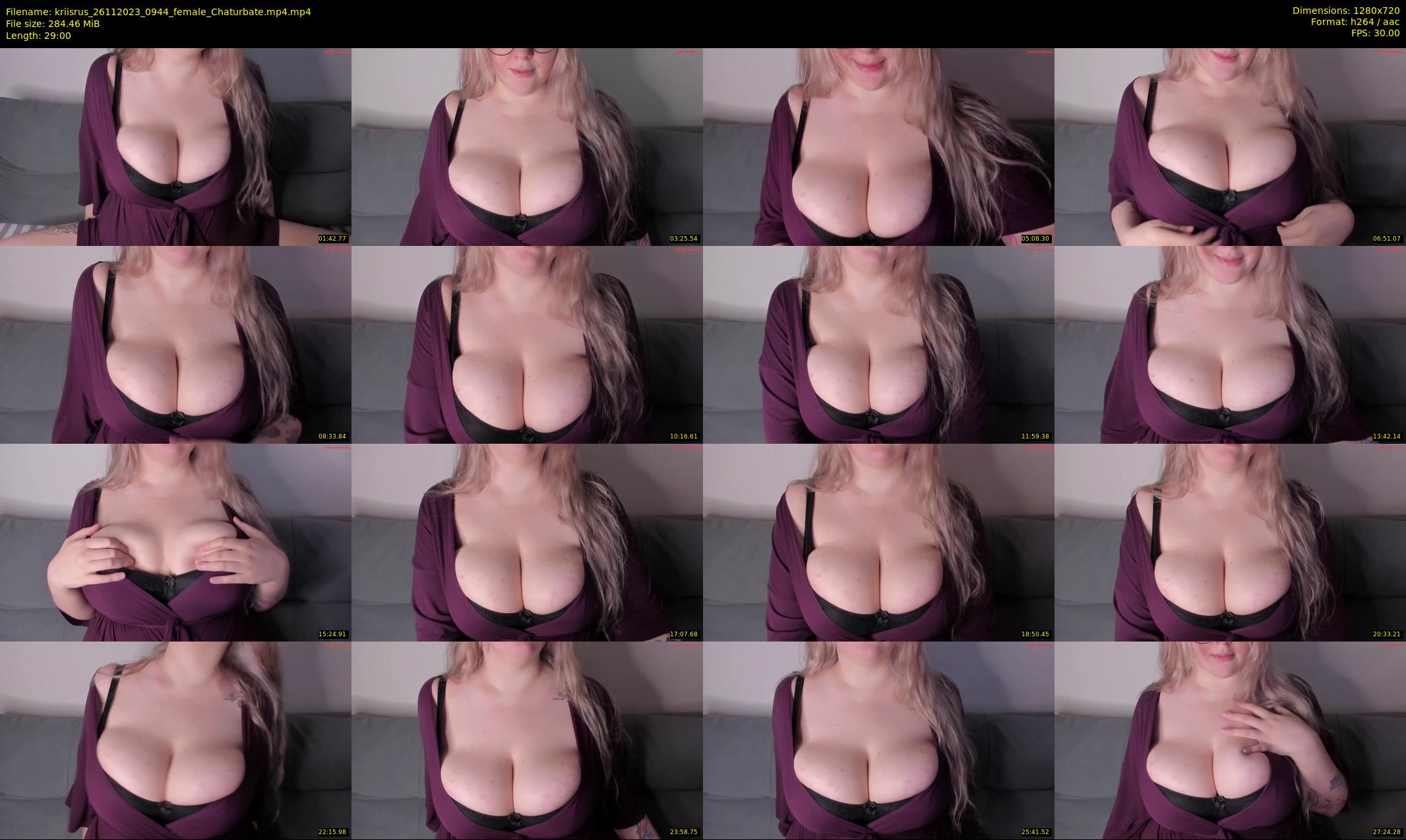 kriisrus — 29 minute Chaturbate female cam show recording, 720p, Nov 26, 2023