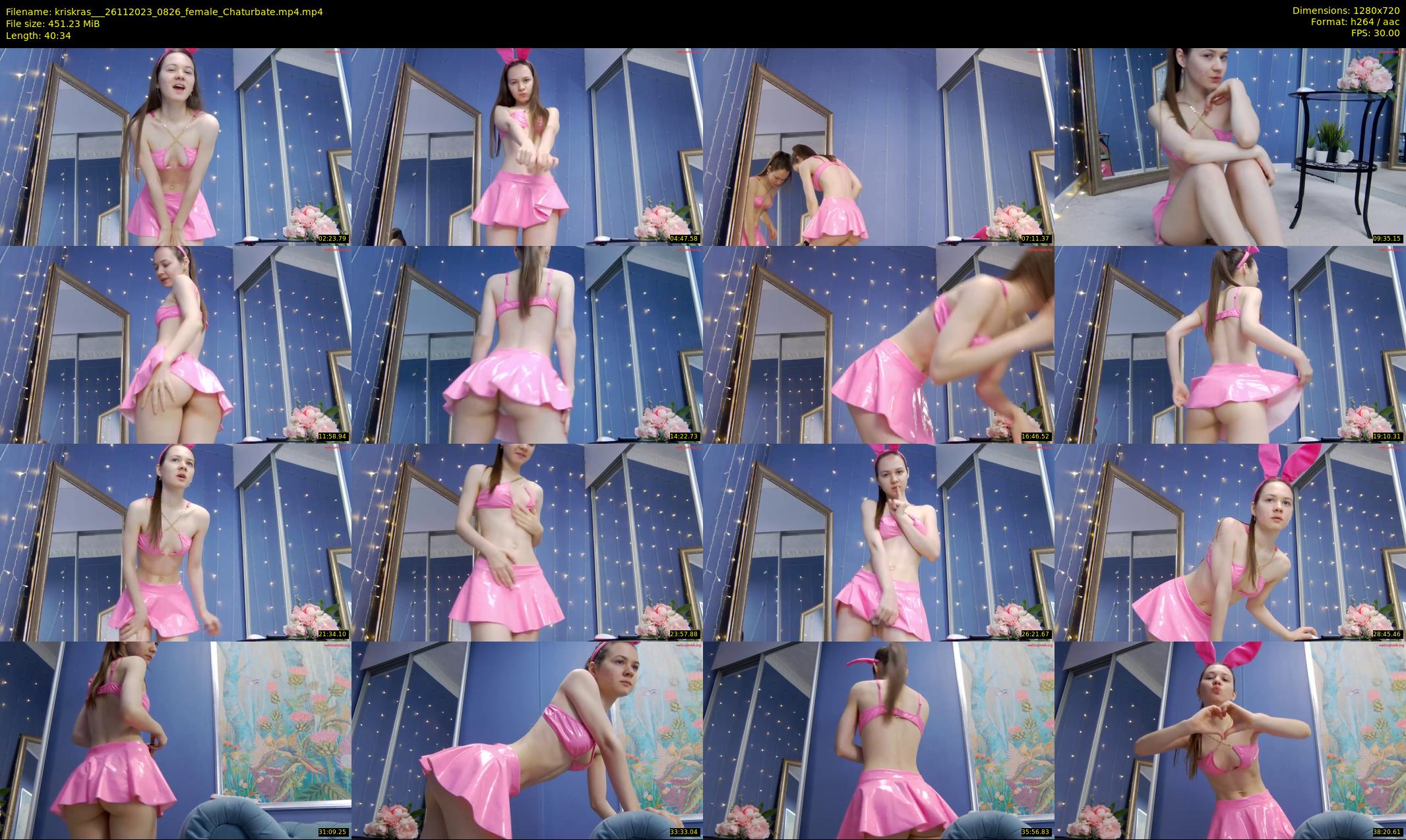 kriskras__ — 41 minute Chaturbate female cam show recording, 720p, Nov 26, 2023