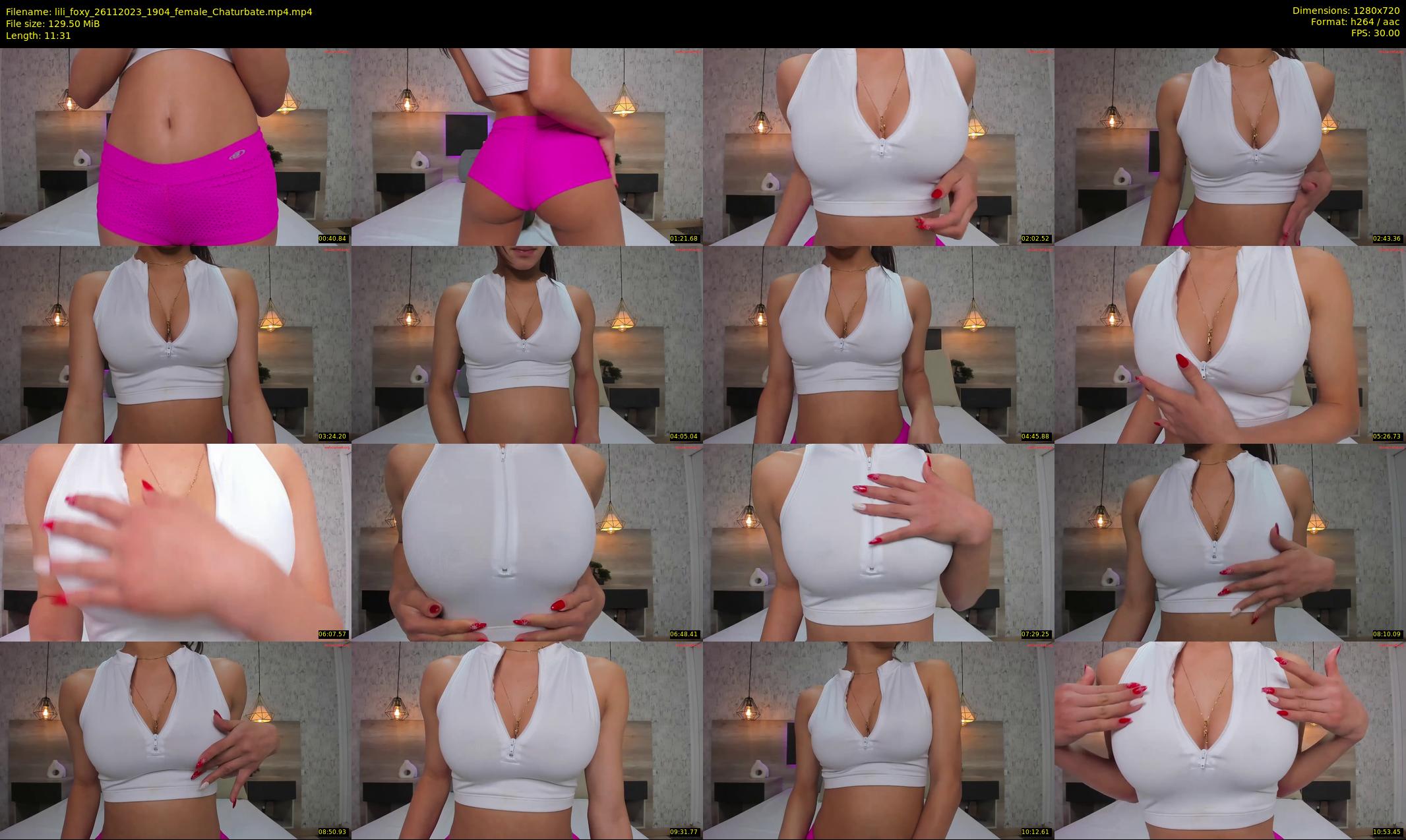 lili_foxy — 12 minute Chaturbate female cam show recording, 720p, Nov 26, 2023