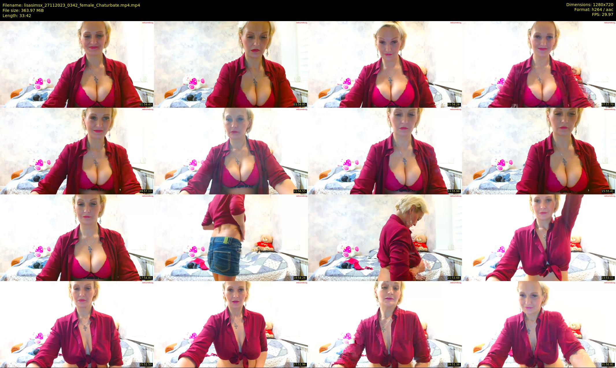 lisasimsx — 34 minute Chaturbate female cam show recording, 720p, Nov 27, 2023