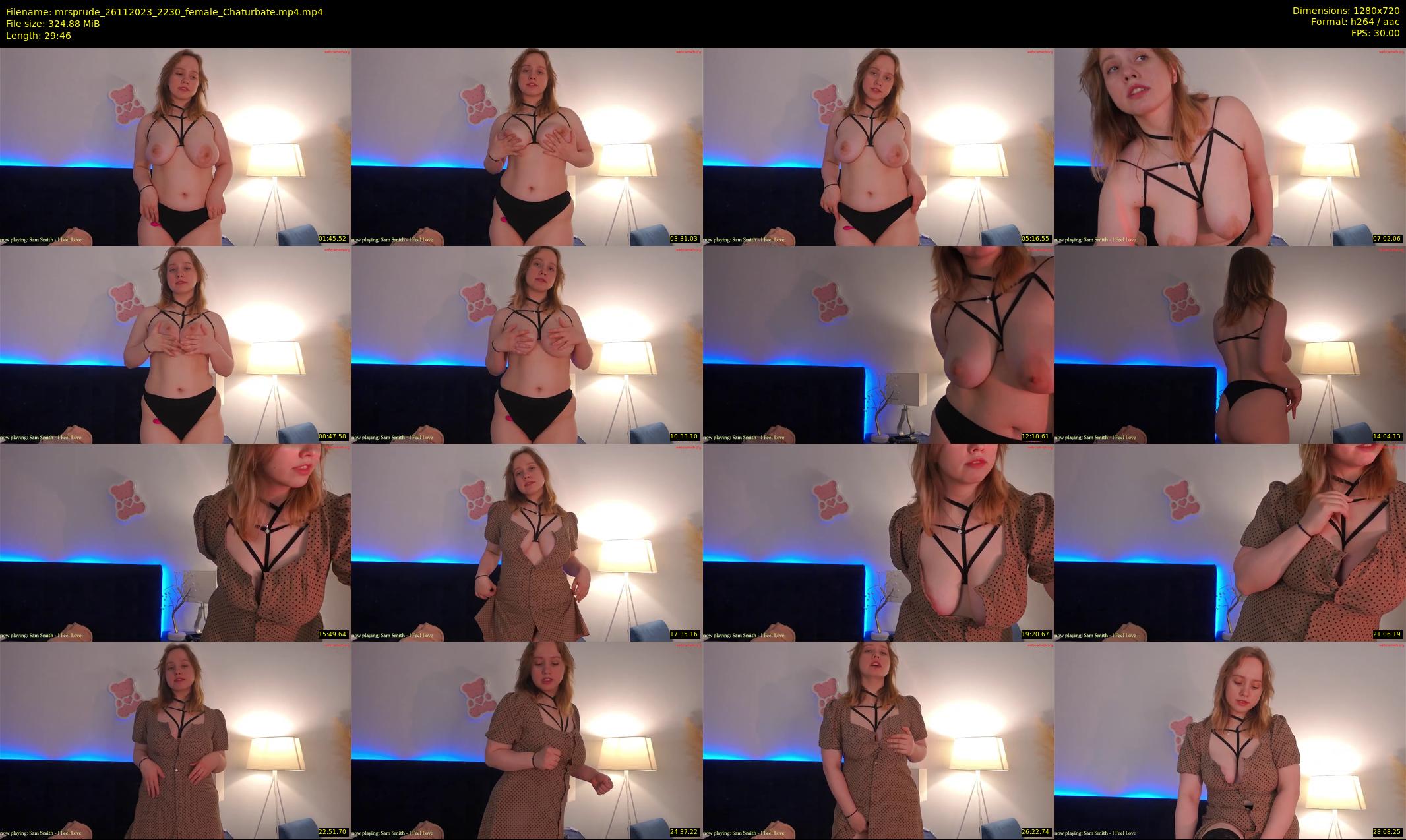 mrsprude — 30 minute Chaturbate female cam show recording, 720p, Nov 26, 2023