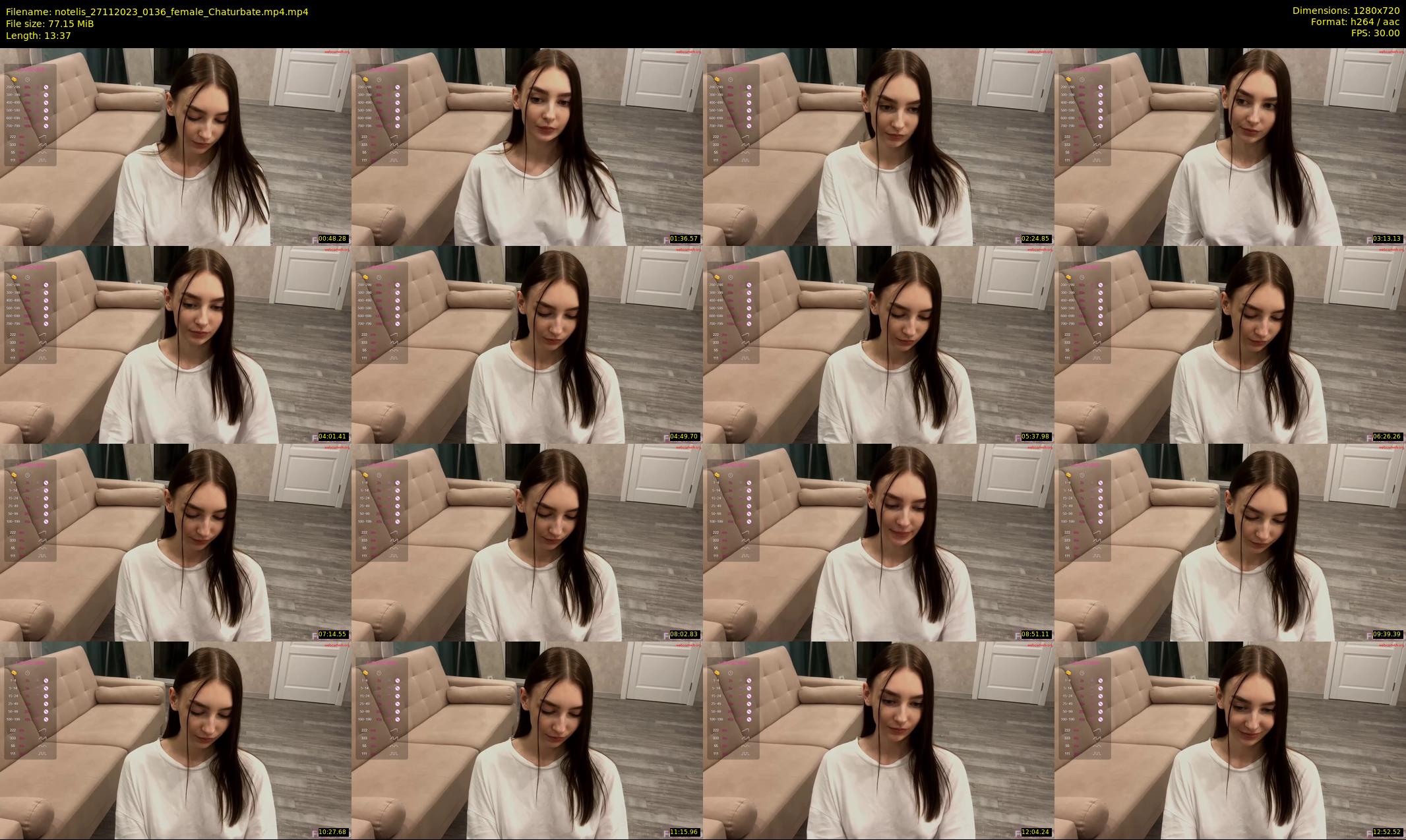 notelis — 14 minute Chaturbate female cam show recording, 720p, Nov 27, 2023