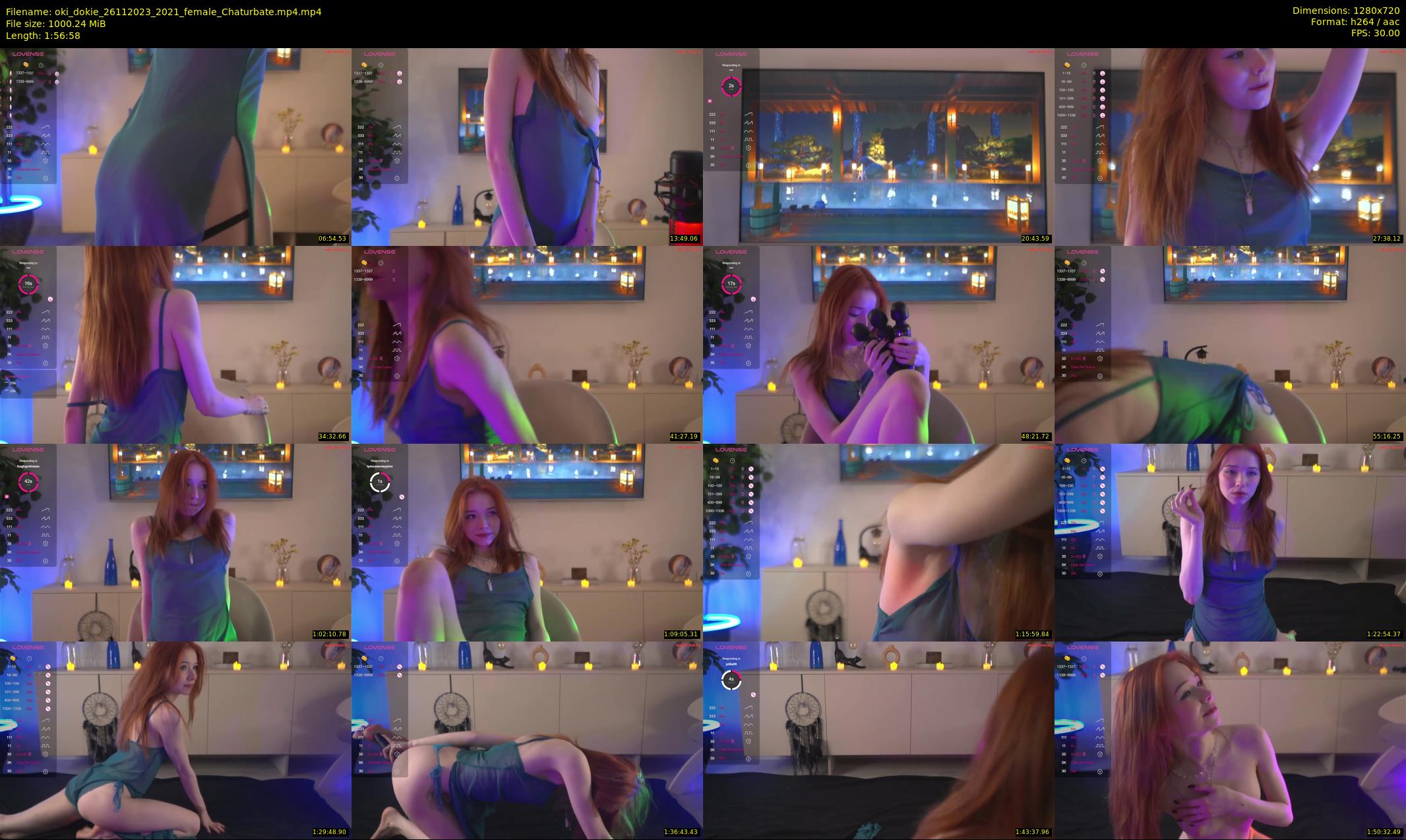 oki_dokie — 117 minute Chaturbate female cam show recording, 720p, Nov 26, 2023