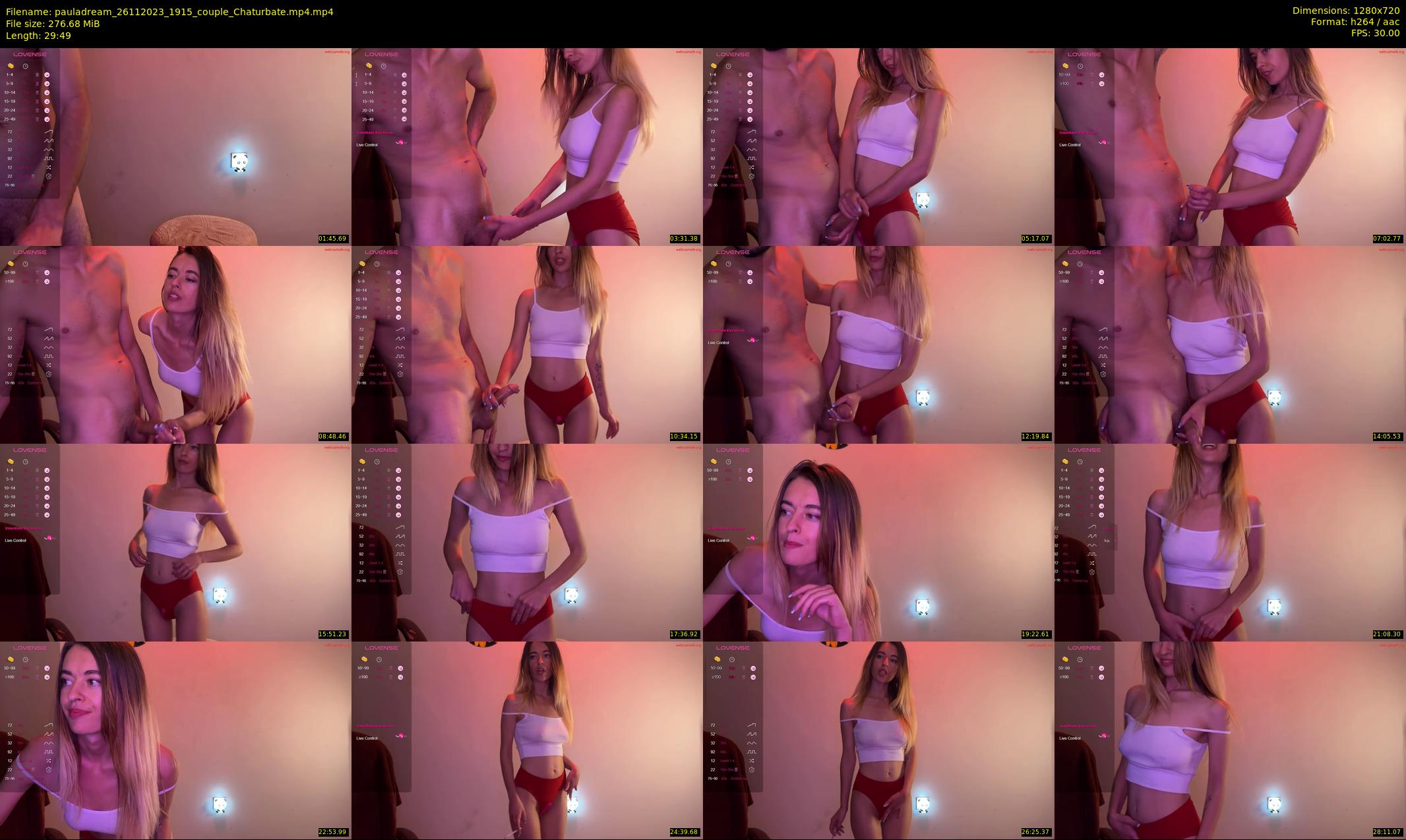 pauladream — 30 minute Chaturbate couple cam show recording, 720p, Nov 26, 2023