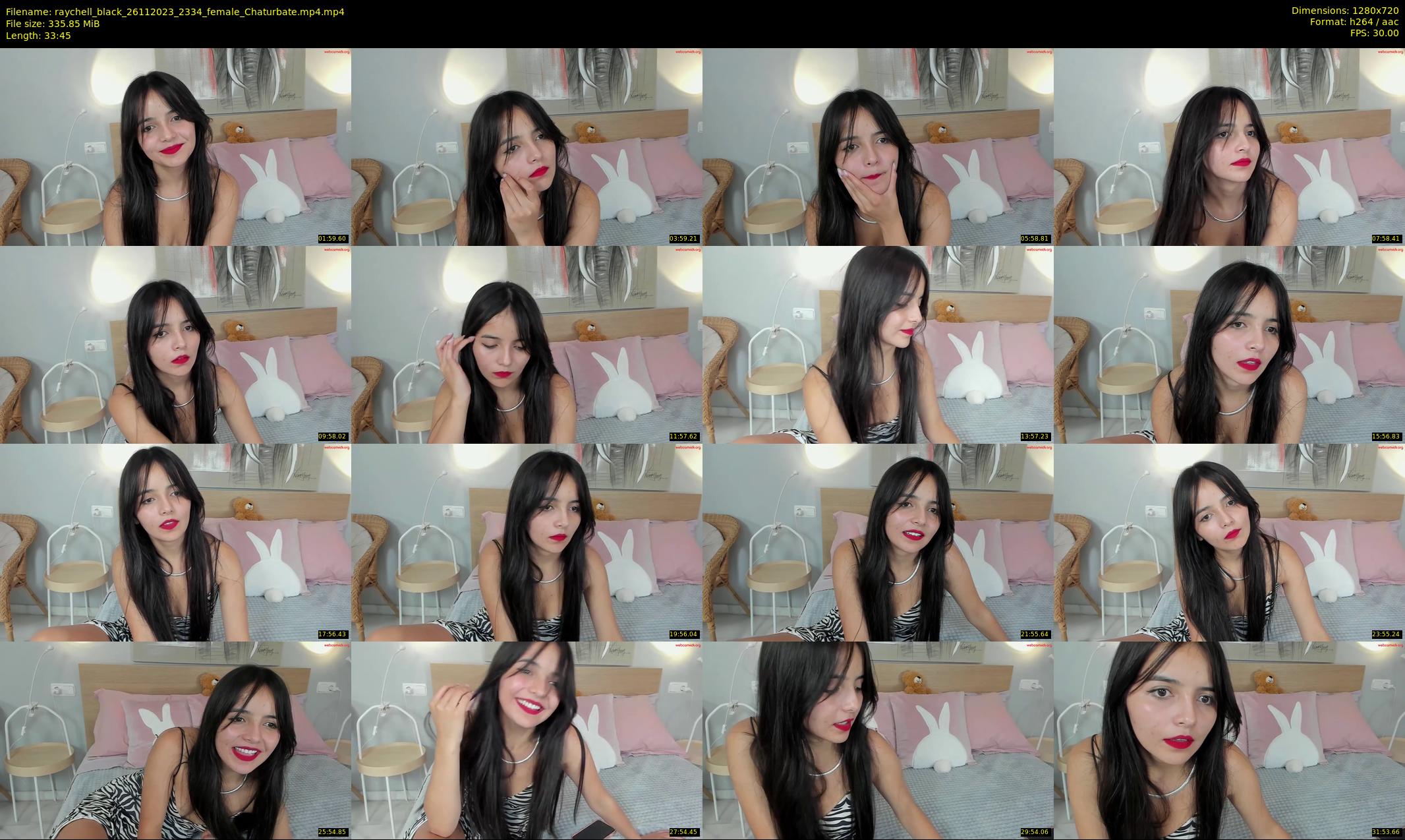 raychell_black — 34 minute Chaturbate female cam show recording, 720p, Nov 26, 2023
