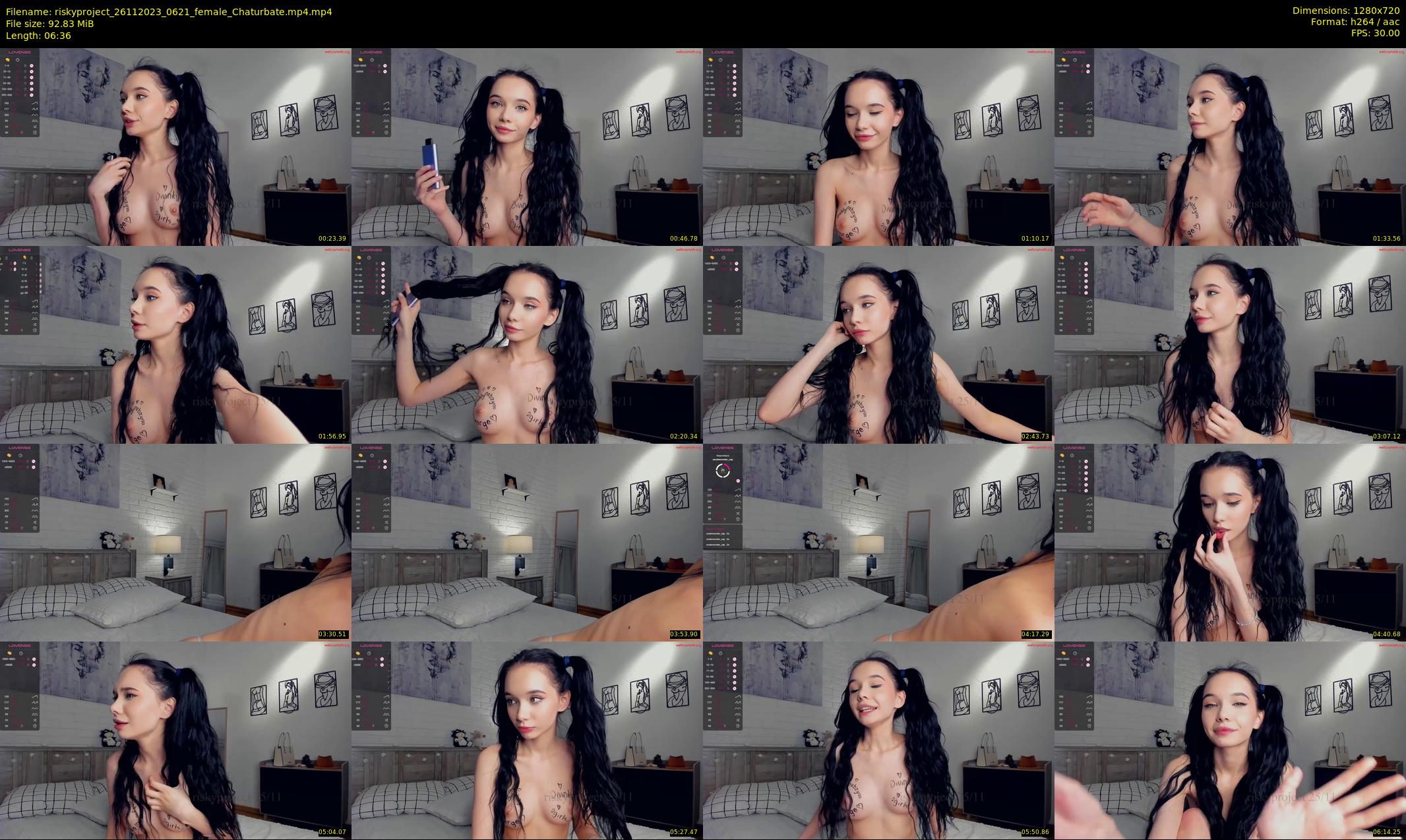 riskyproject — 7 minute Chaturbate couple cam show recording, 720p, Nov 26, 2023
