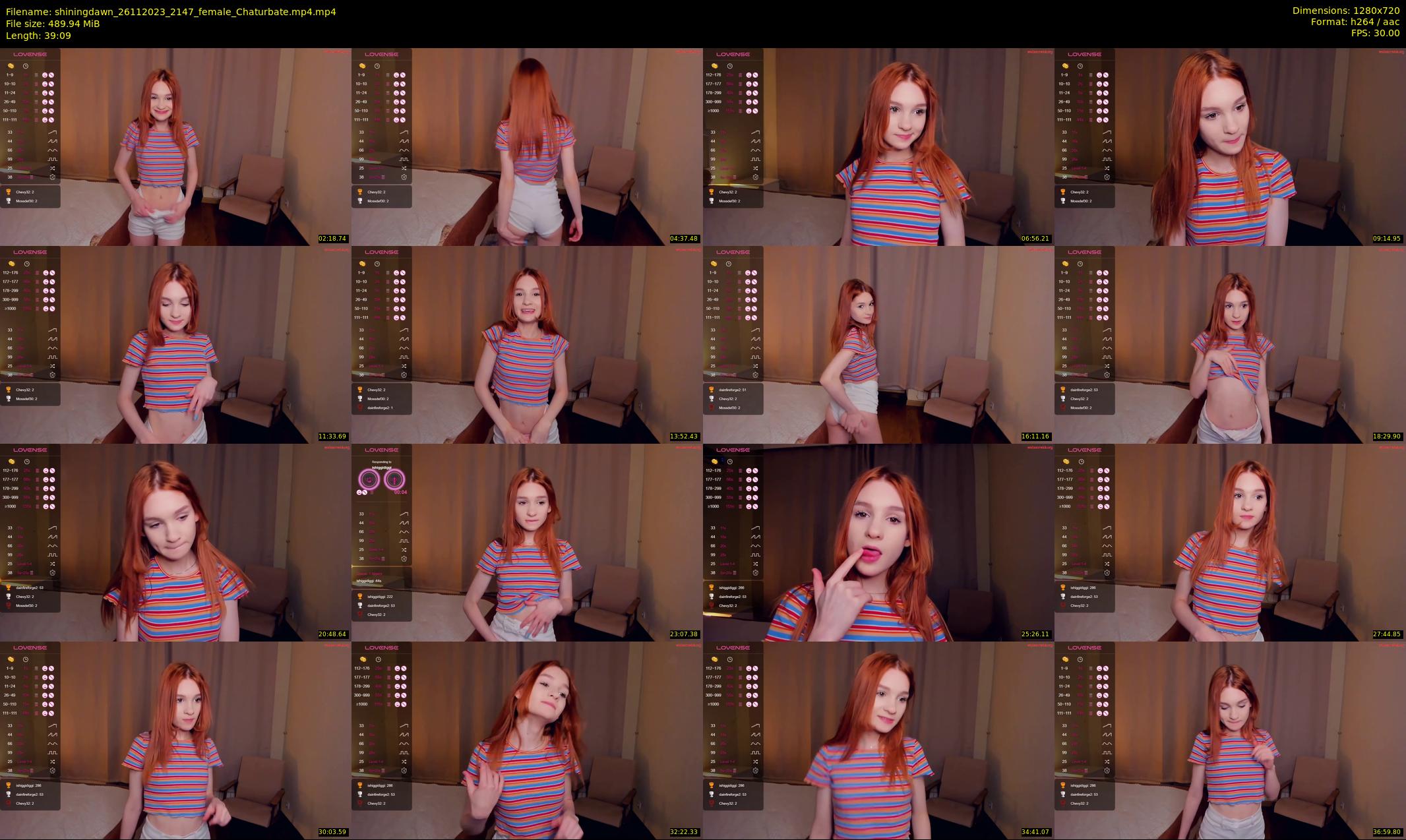shiningdawn — 40 minute Chaturbate female cam show recording, 720p, Nov 26, 2023
