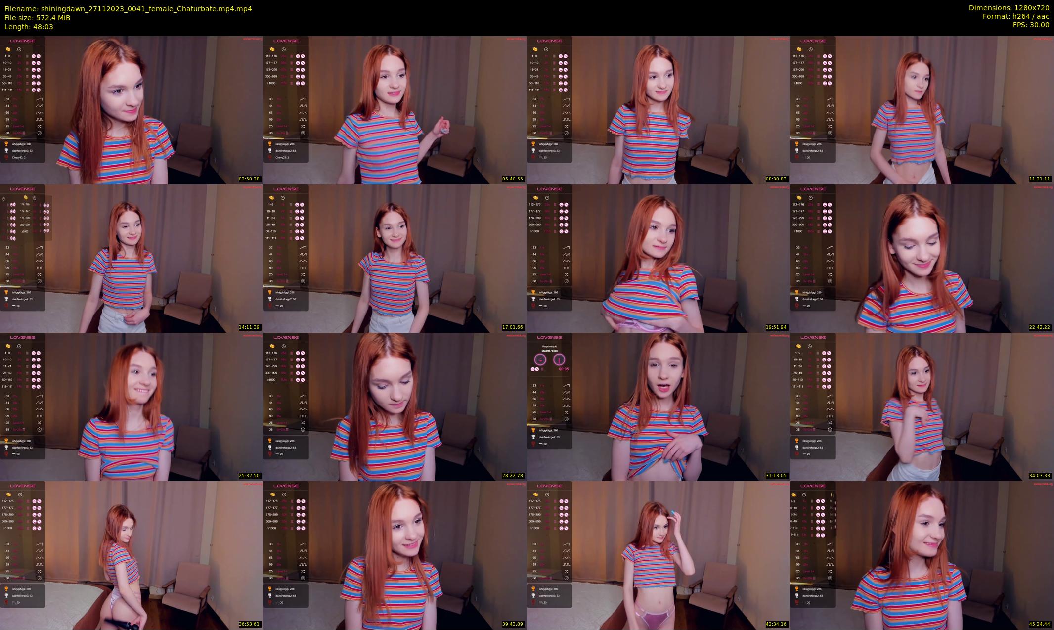 shiningdawn — 49 minute Chaturbate female cam show recording, 720p, Nov 27, 2023