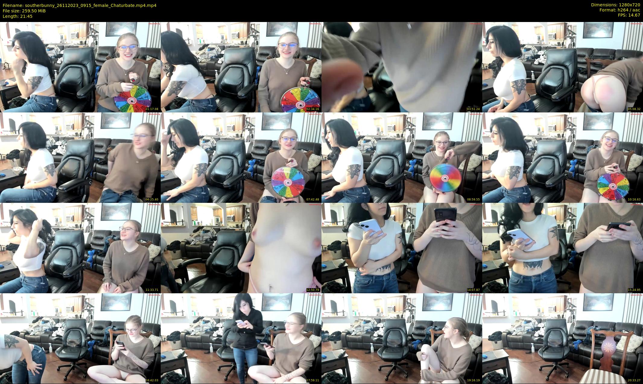 southerbunny — 22 minute Chaturbate female cam show recording, 720p, Nov 26, 2023