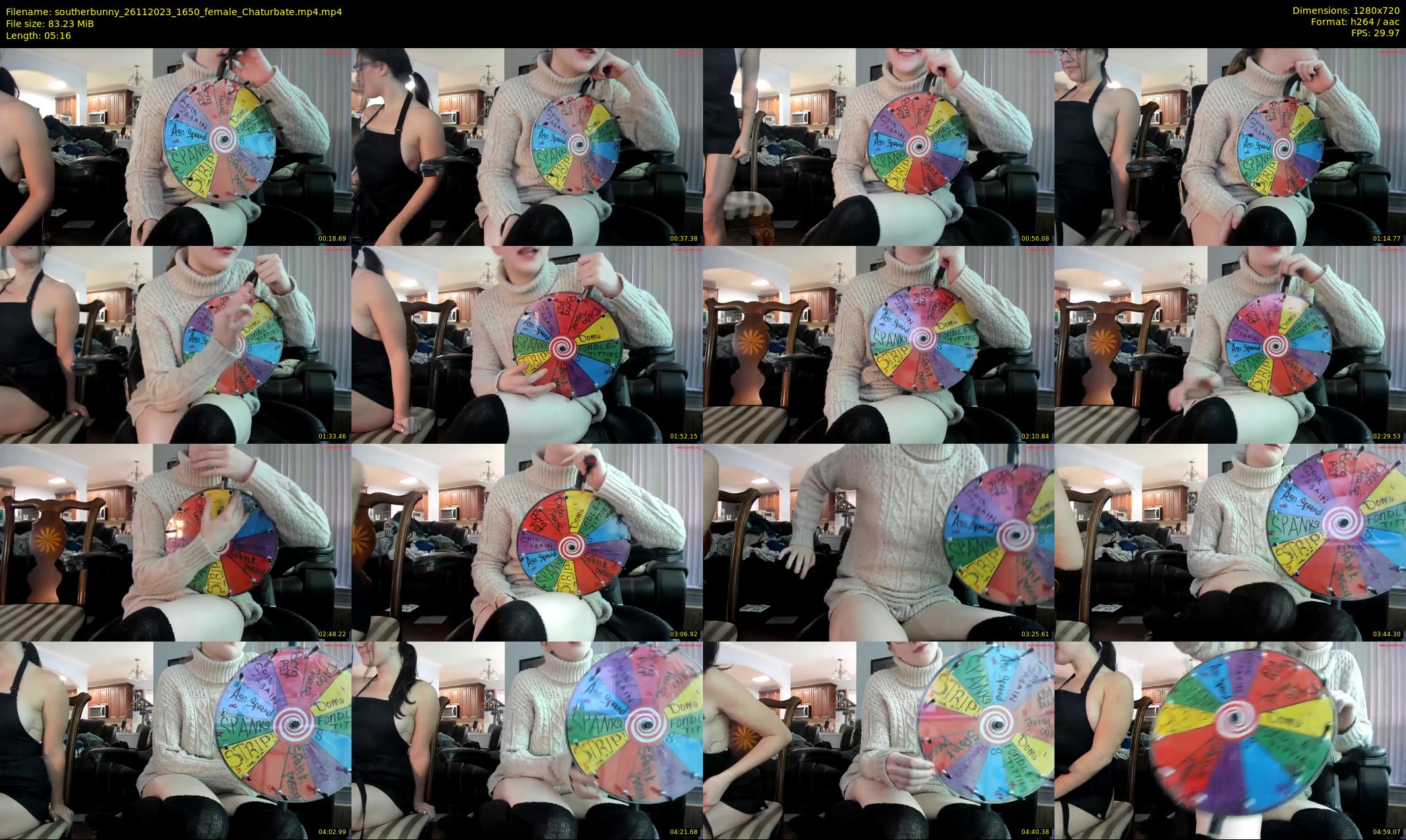 southerbunny — 6 minute Chaturbate female cam show recording, 720p, Nov 26, 2023