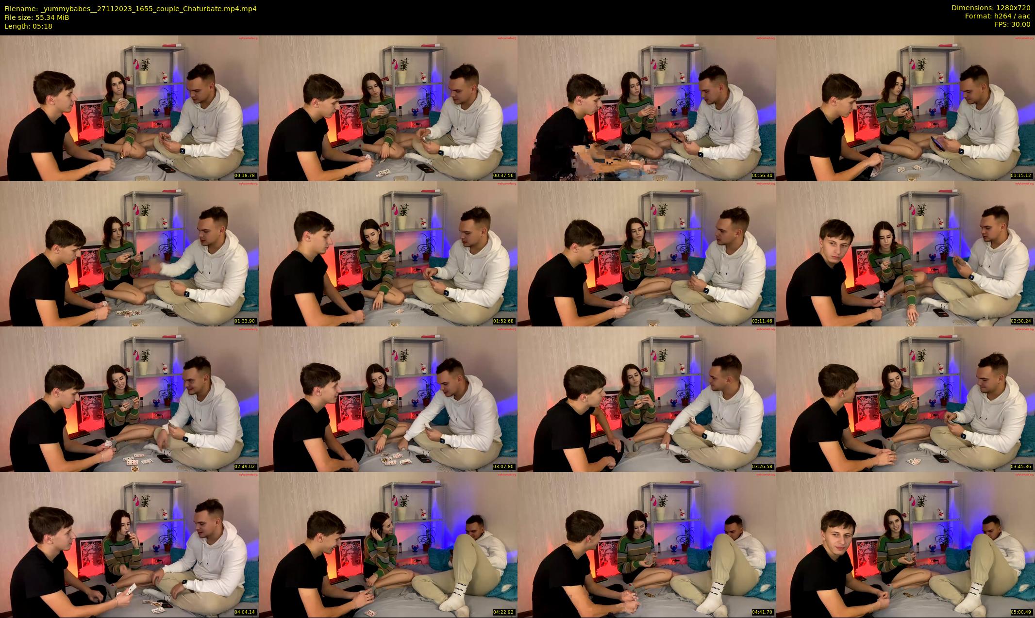 _yummybabes_ — 6 minute Chaturbate couple cam show recording, 720p, Nov 27, 2023