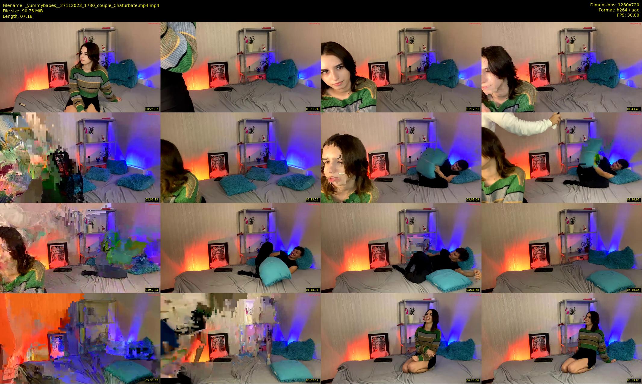 _yummybabes_ — 8 minute Chaturbate couple cam show recording, 720p, Nov 27, 2023