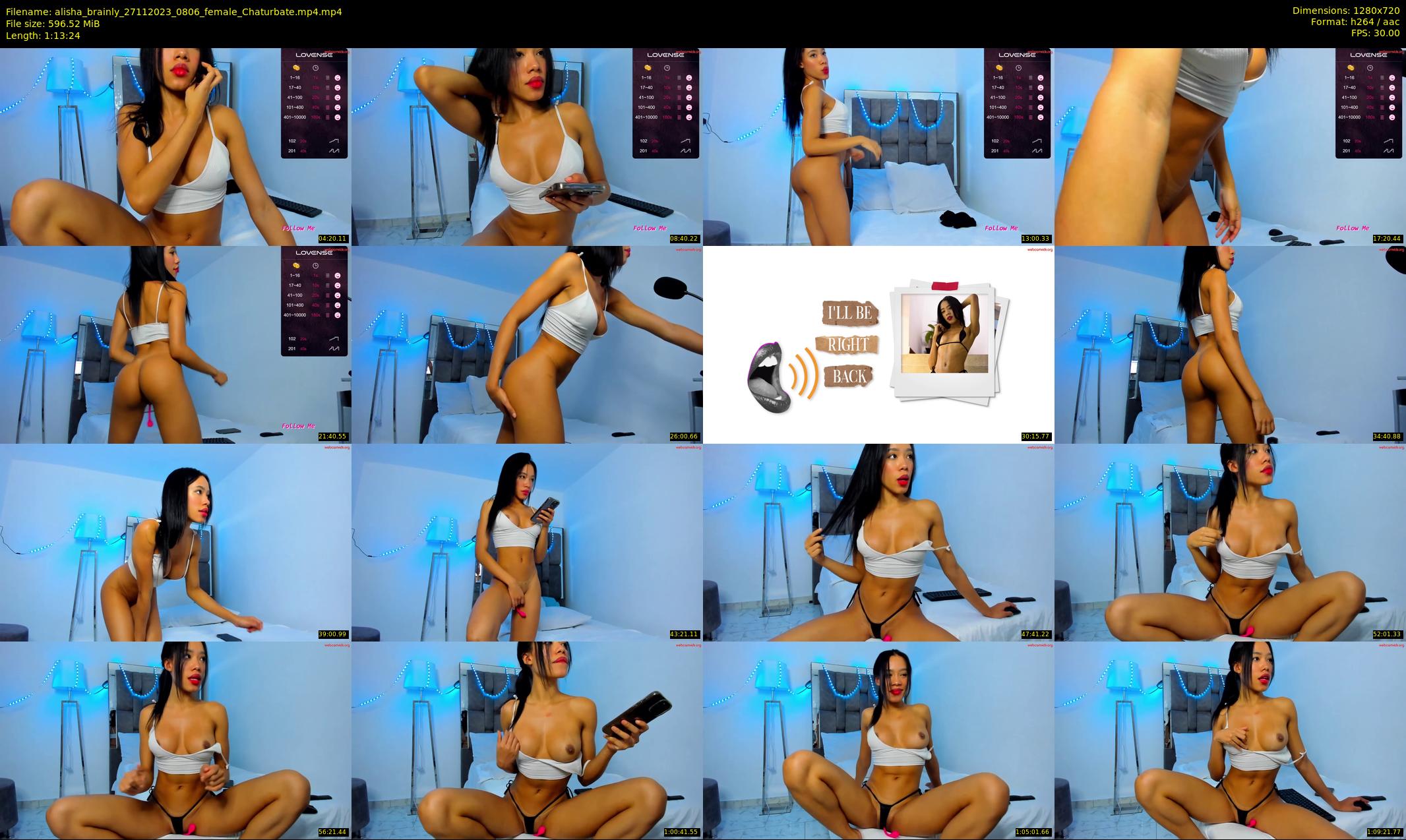 alisha_brainly — 74 minute Chaturbate female cam show recording, 720p, Nov 27, 2023