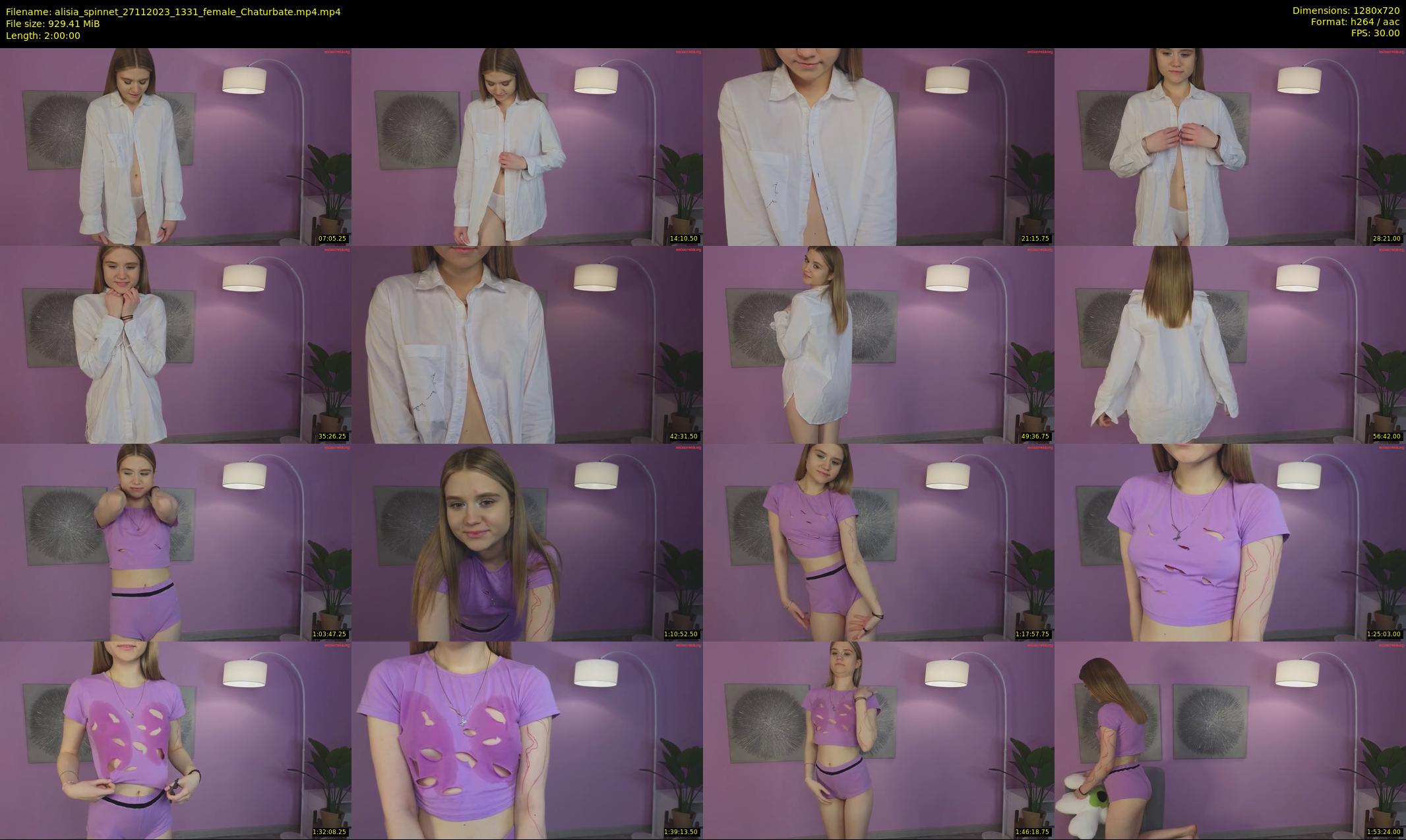 alisia_spinnet — 120 minute Chaturbate female cam show recording, 720p, Nov 27, 2023