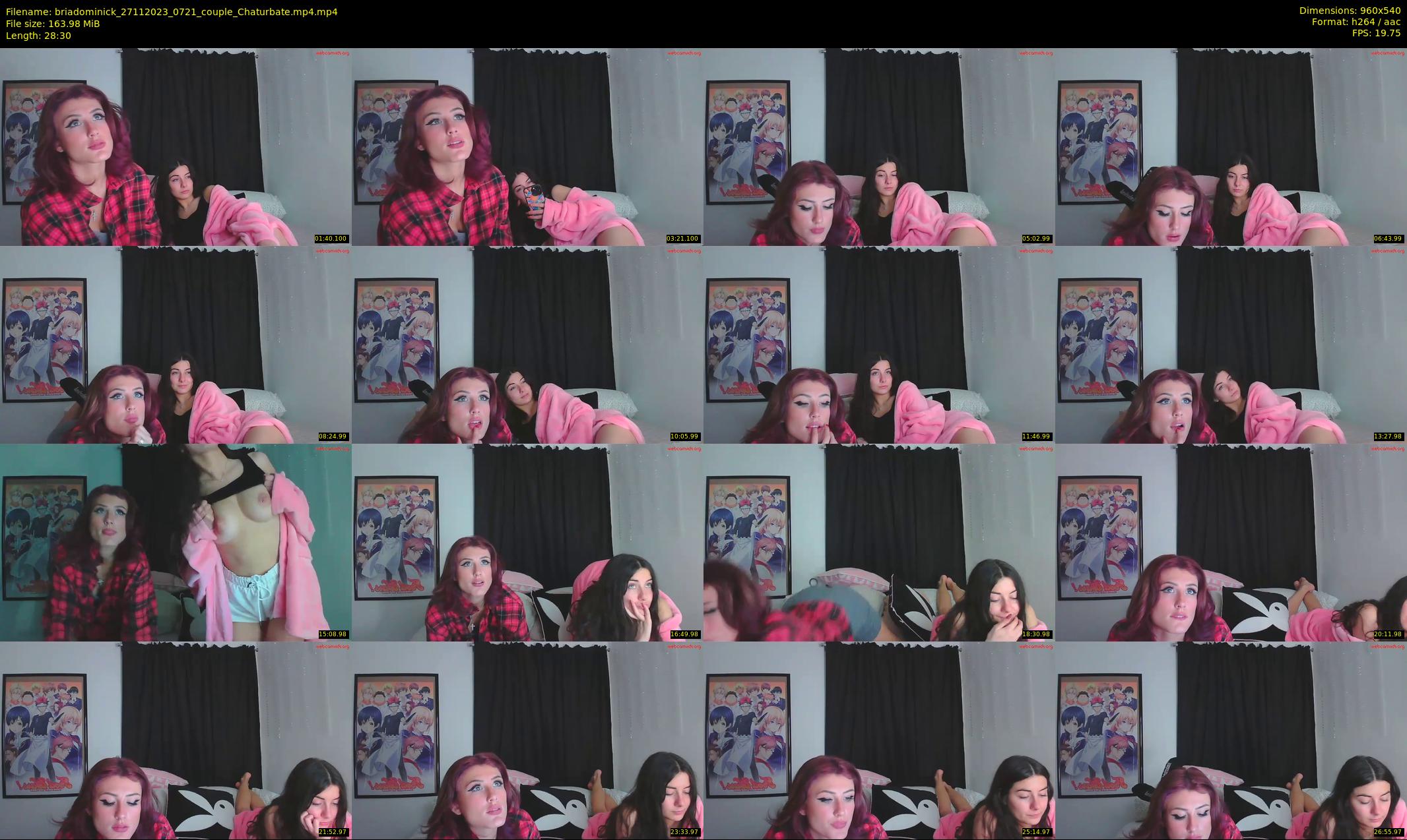 briadominick — 29 minute Chaturbate couple cam show recording, 480p, Nov 27, 2023