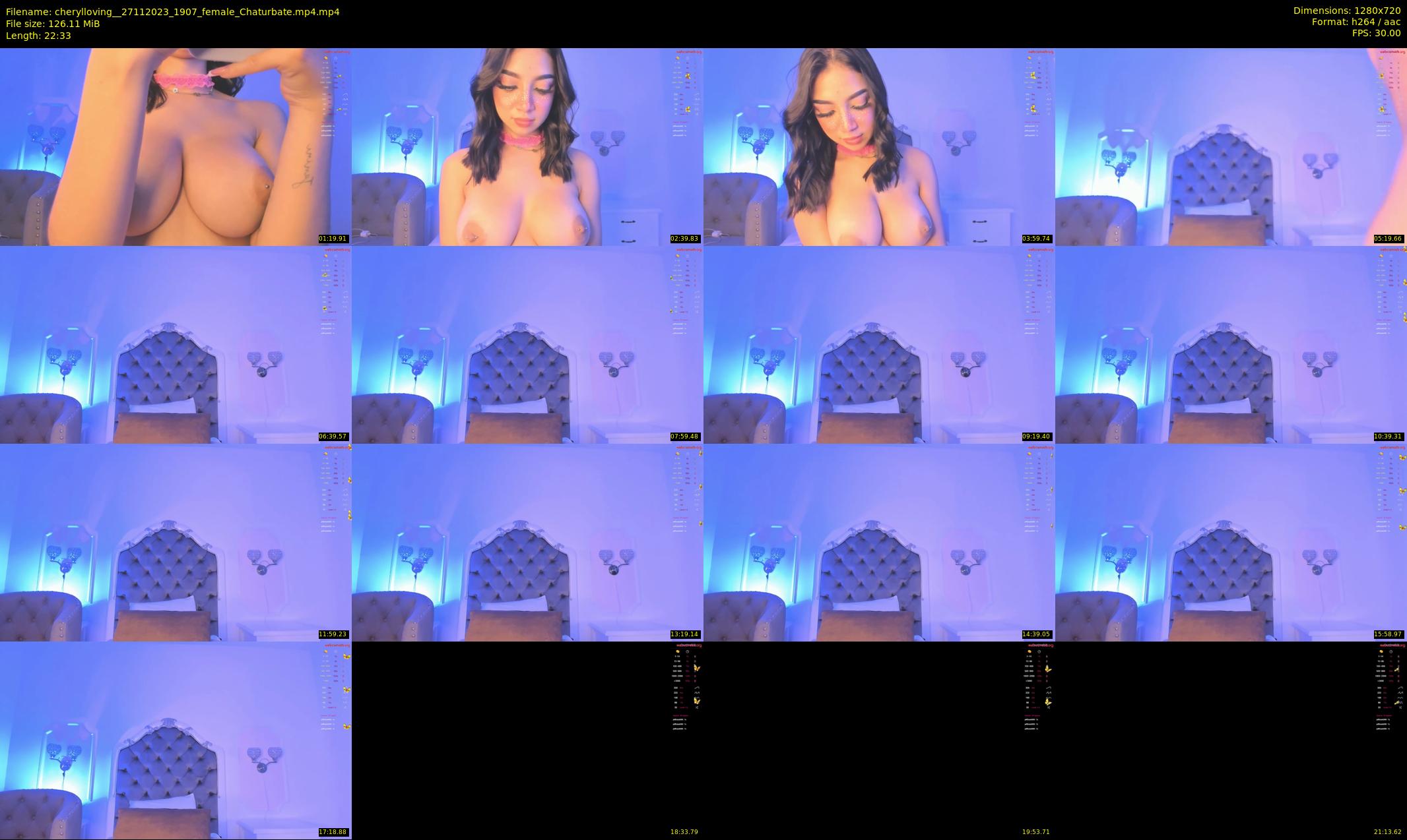 cherylloving_ — 23 minute Chaturbate female cam show recording, 720p, Nov 27, 2023