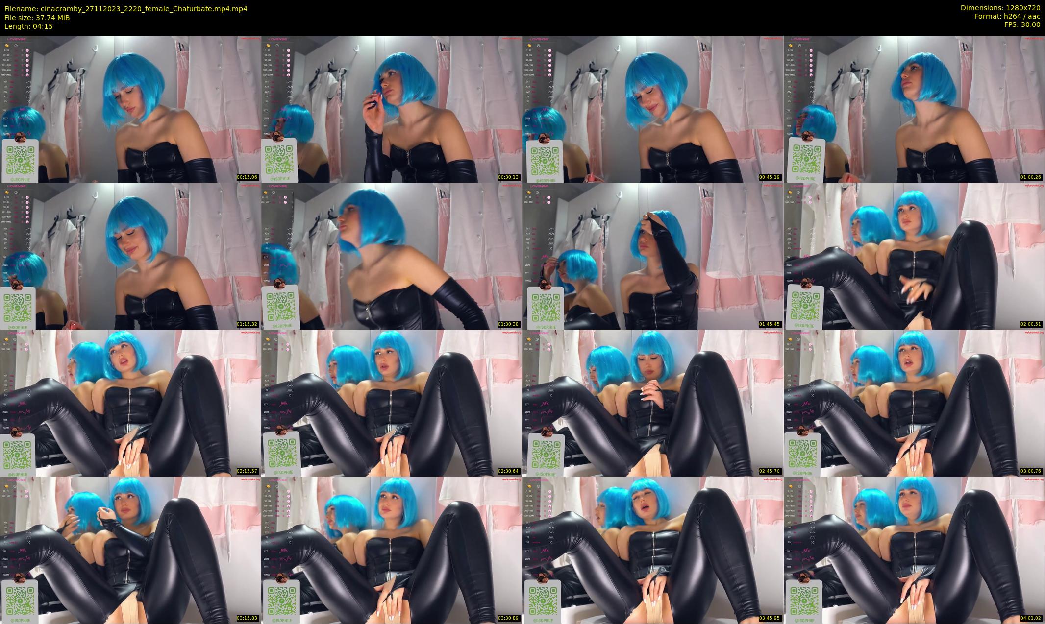 cinacramby — 5 minute Chaturbate female cam show recording, 720p, Nov 27, 2023