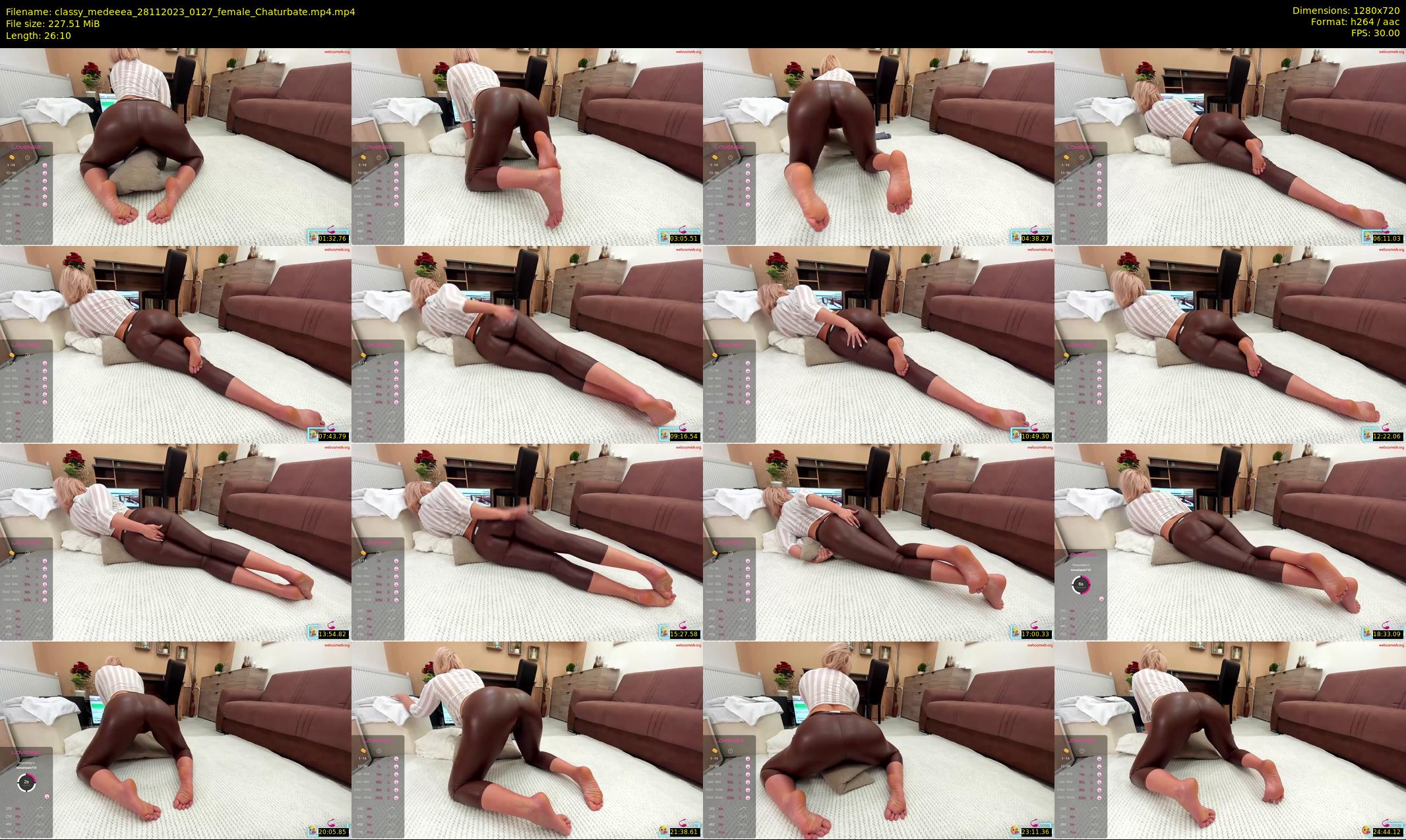 classy_medeeea — 27 minute Chaturbate female cam show recording, 720p, Nov 28, 2023