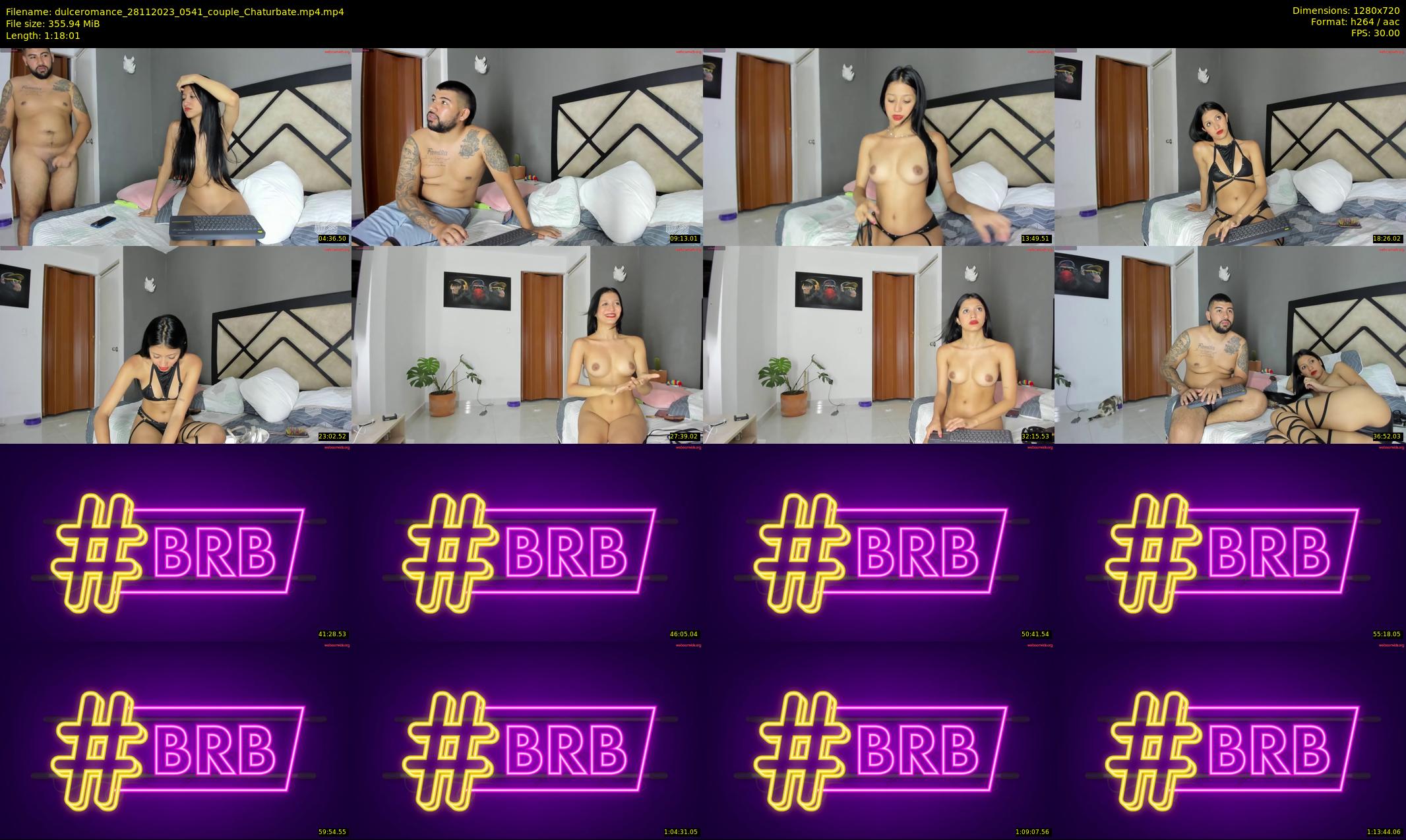 dulceromance — 79 minute Chaturbate couple cam show recording, 720p, Nov 28, 2023