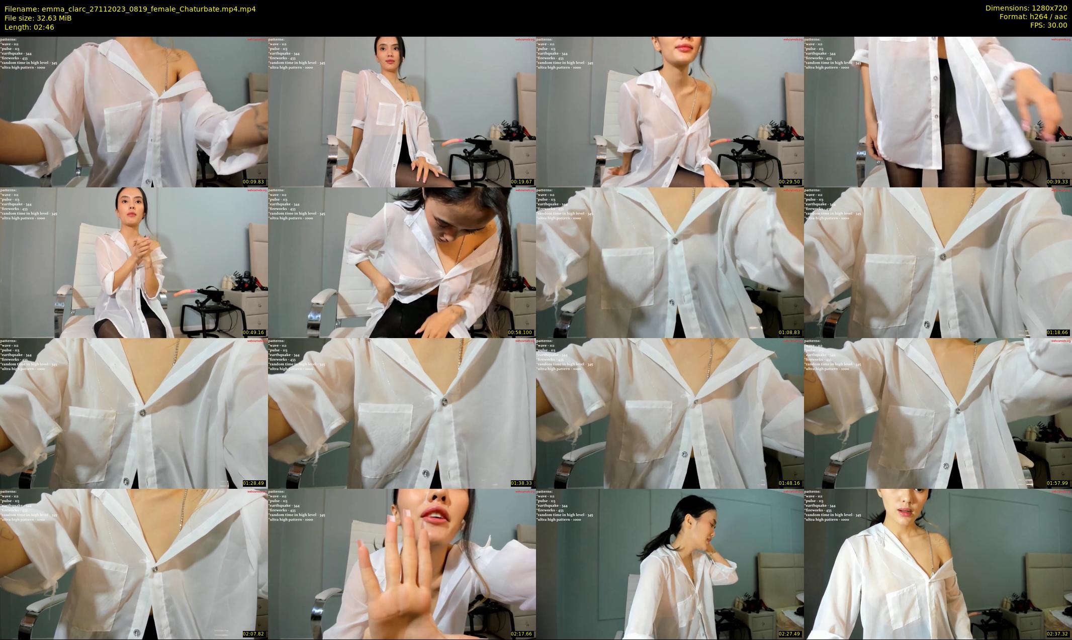 emma_clarc — 3 minute Chaturbate female cam show recording, 720p, Nov 27, 2023