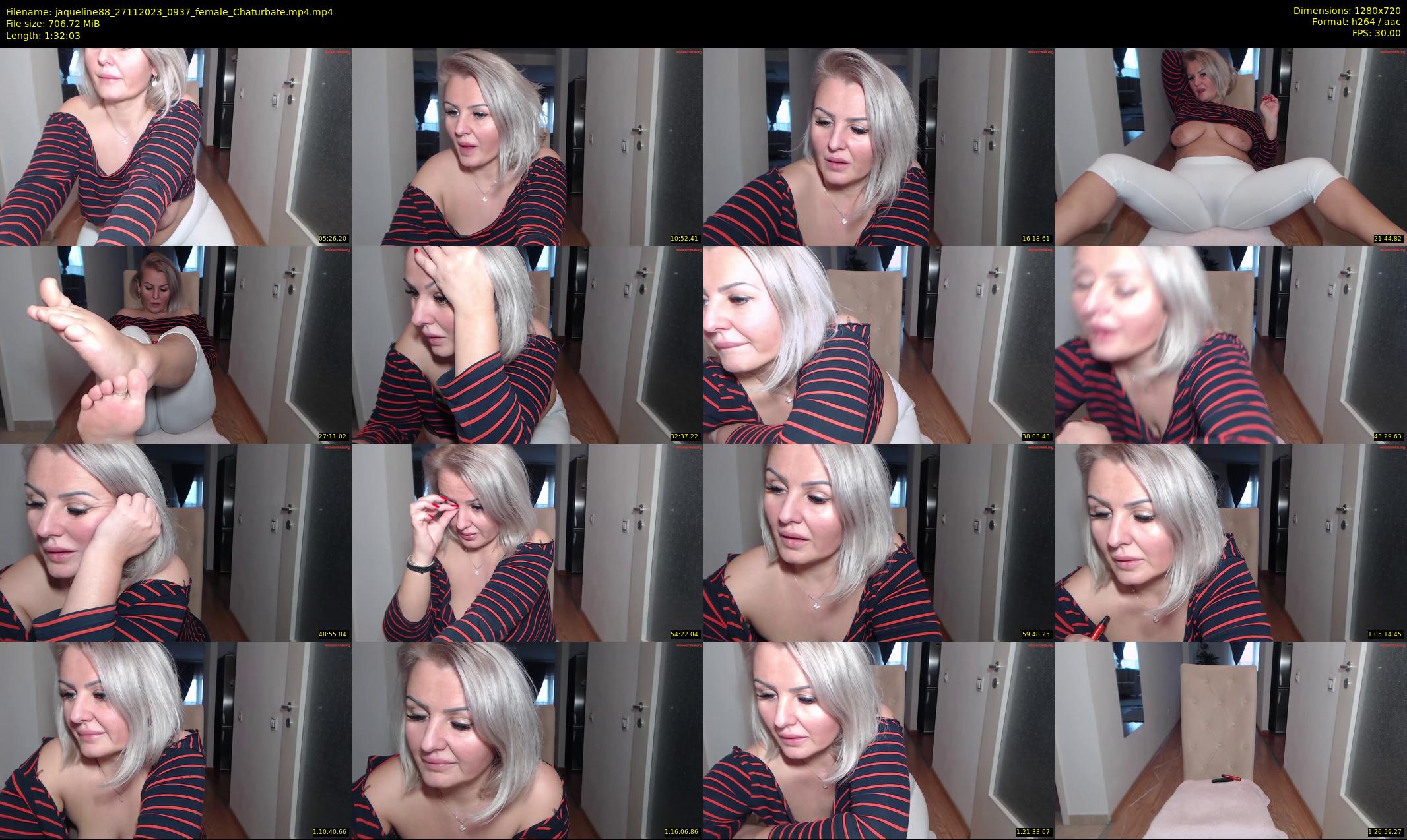 jaqueline88 — 93 minute Chaturbate female cam show recording, 720p, Nov 27, 2023