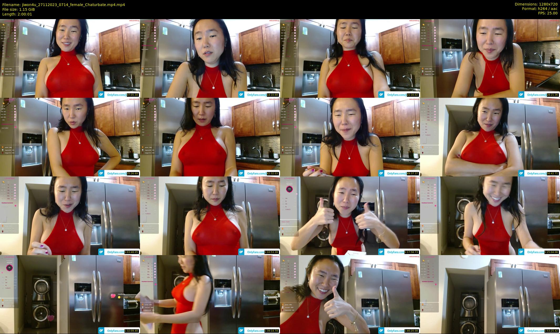jiwon4u — 121 minute Chaturbate female cam show recording, 720p, Nov 27, 2023
