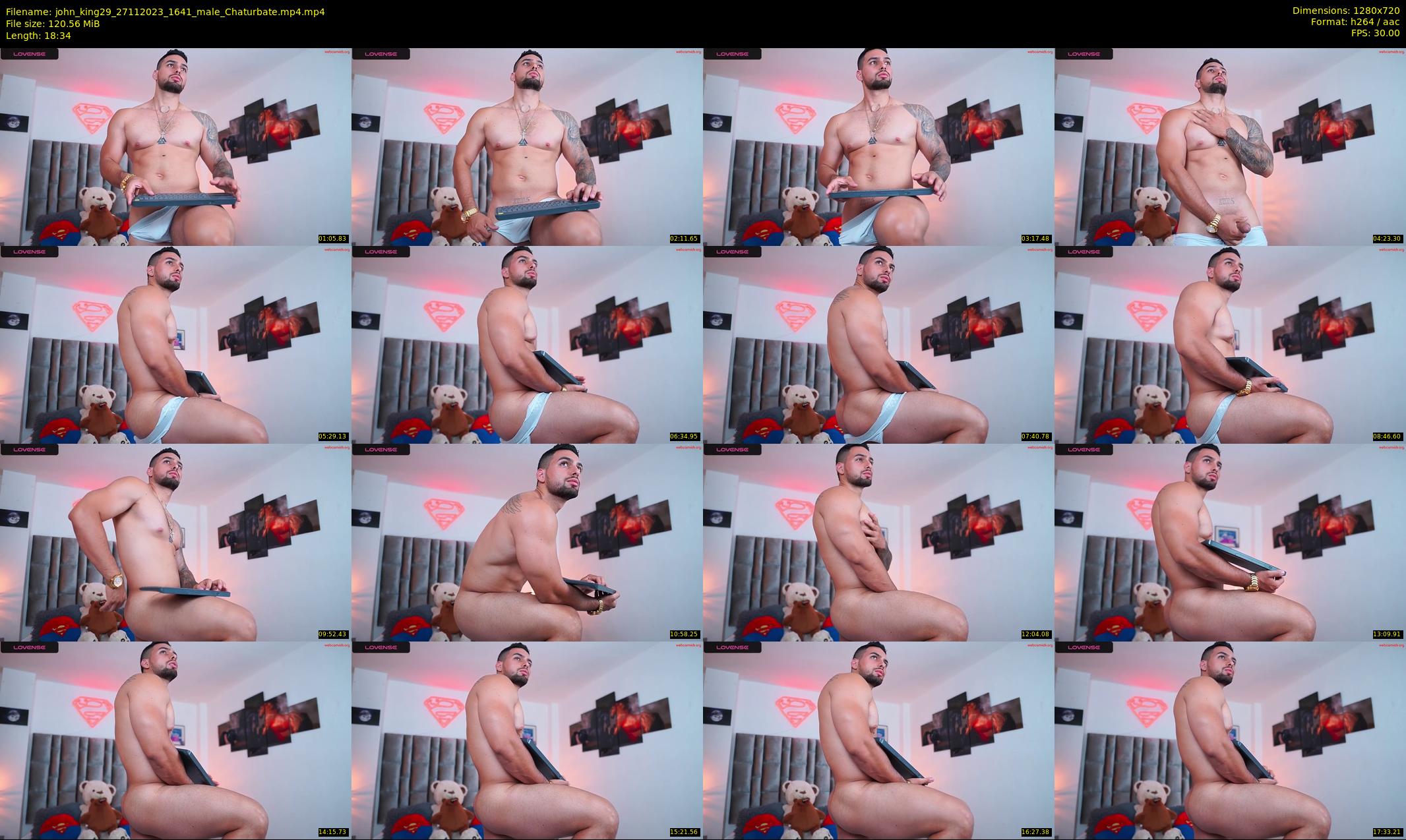 john_king29 — 19 minute Chaturbate male cam show recording, 720p, Nov 27, 2023
