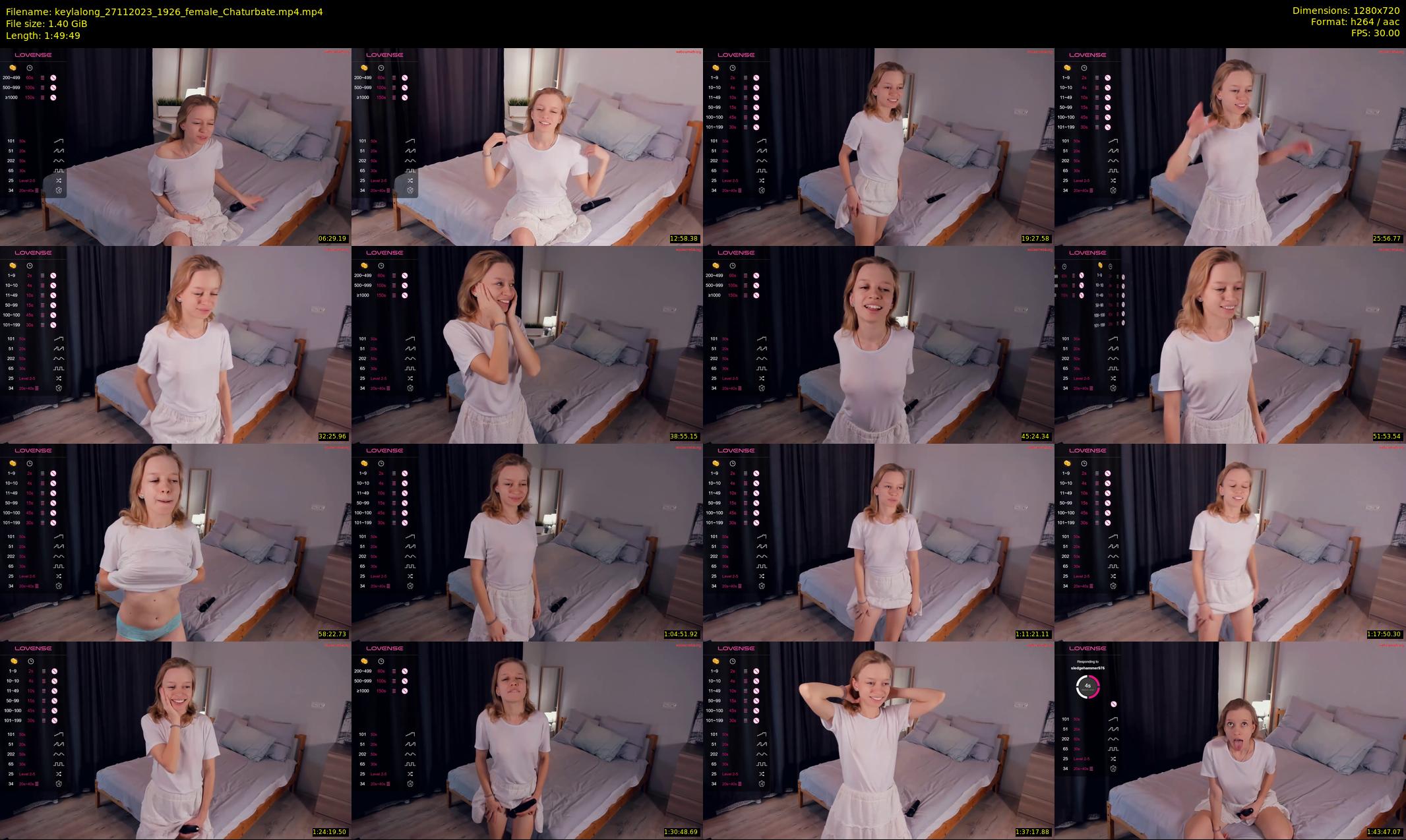 keylalong — 110 minute Chaturbate female cam show recording, 720p, Nov 27, 2023