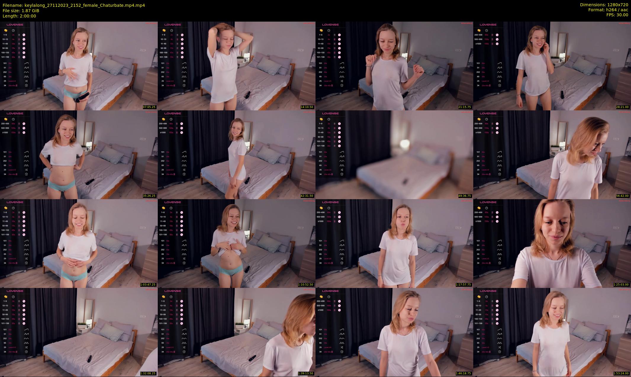 keylalong — 120 minute Chaturbate female cam show recording, 720p, Nov 27, 2023