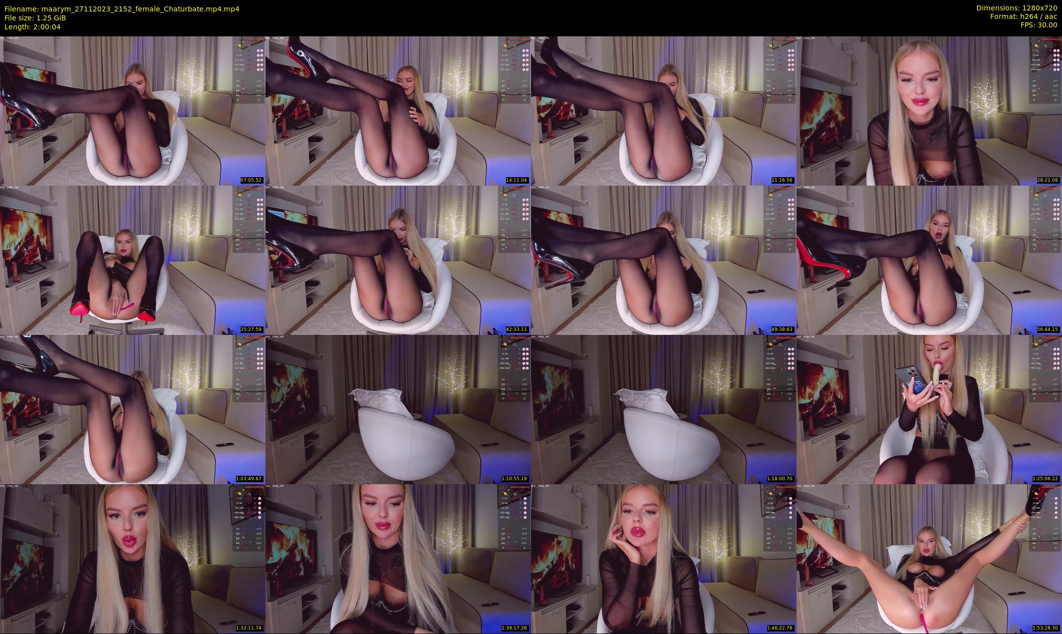 maarym — 121 minute Chaturbate couple cam show recording, 720p, Nov 27, 2023